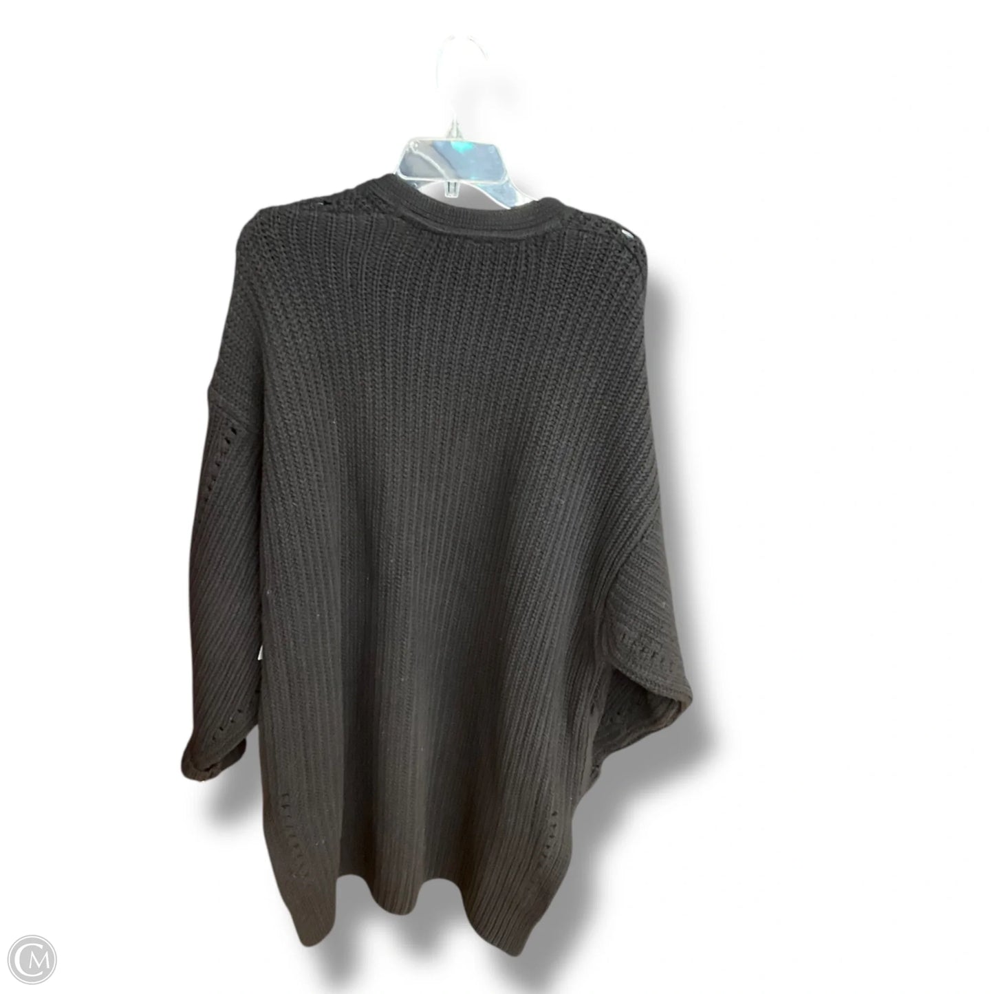 Sweater Cardigan By Free People In Black, Size: Sp