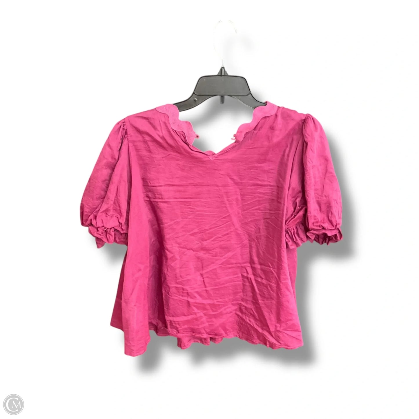Top Short Sleeve By Mare Mare In Purple, Size: S