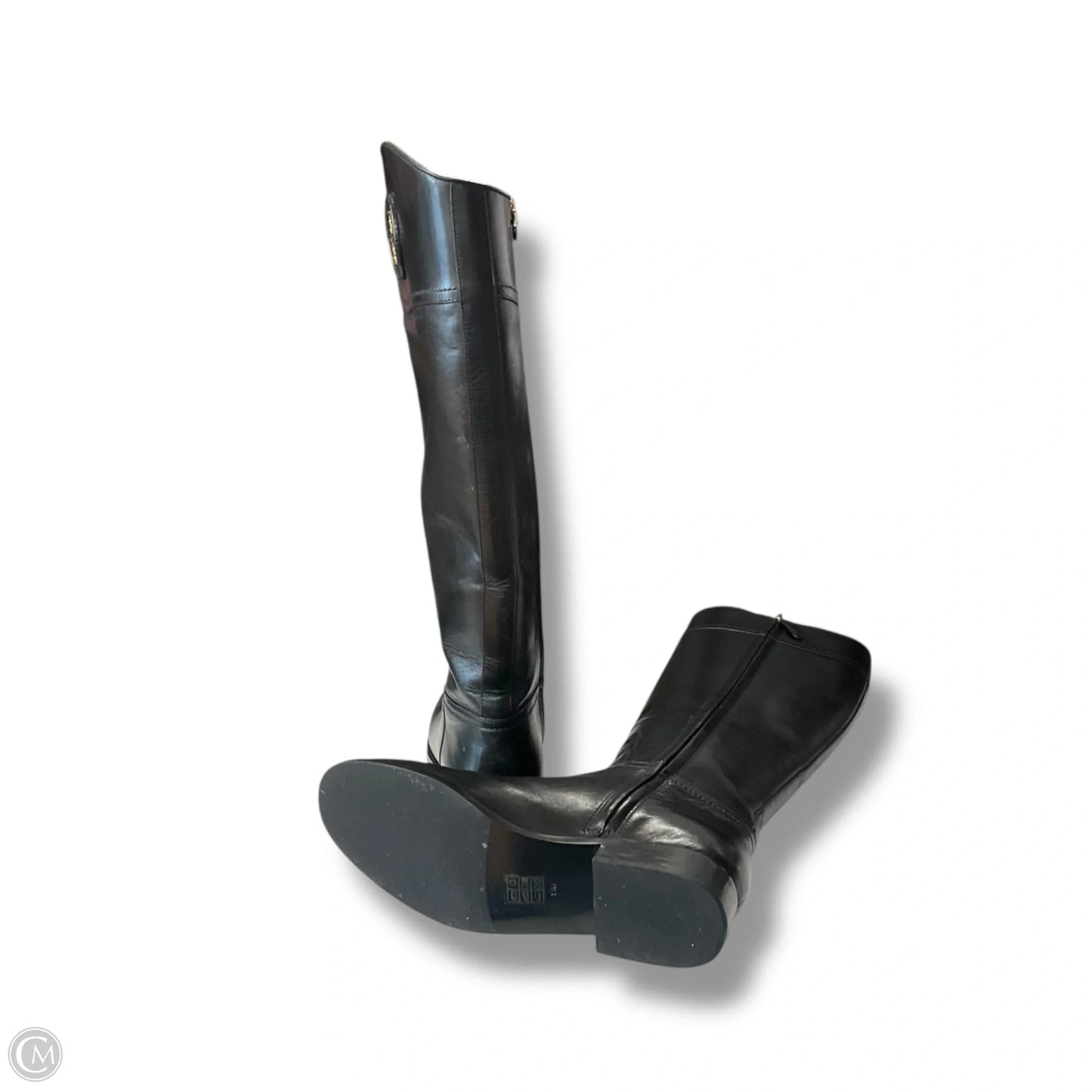 Boots Designer By Tory Burch In Black, Size: 9