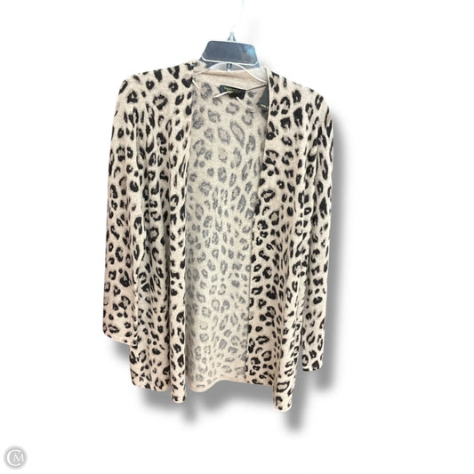 Sweater Cardigan Cashmere By Charter Club In Animal Print, Size: M