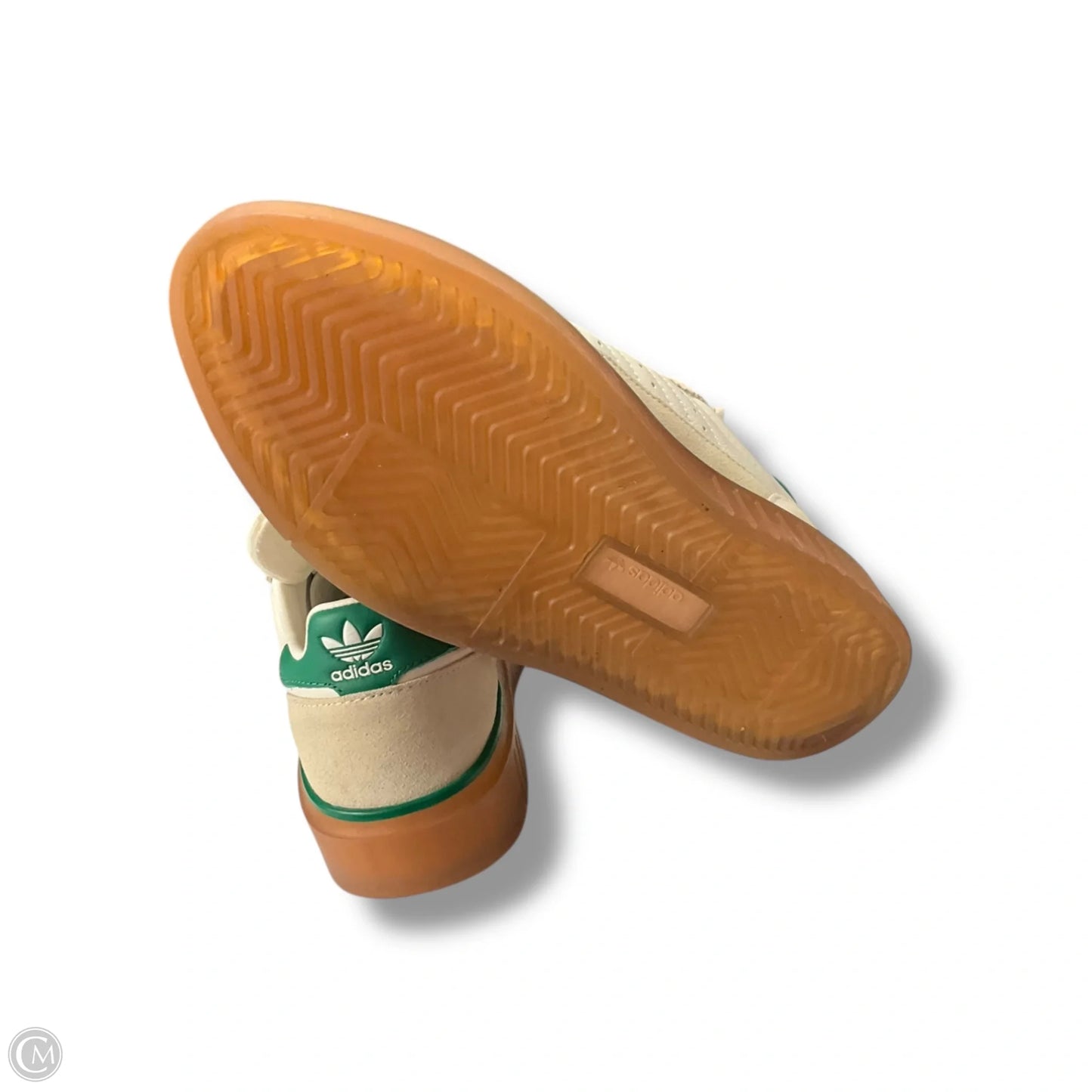 Shoes Sneakers By Adidas In Green & White, Size: 6.5