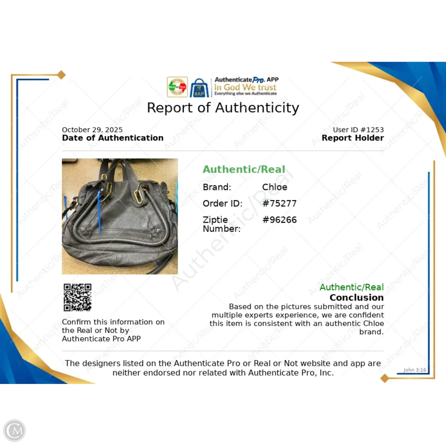 Crossbody Luxury Designer By Chloe, Size: Medium