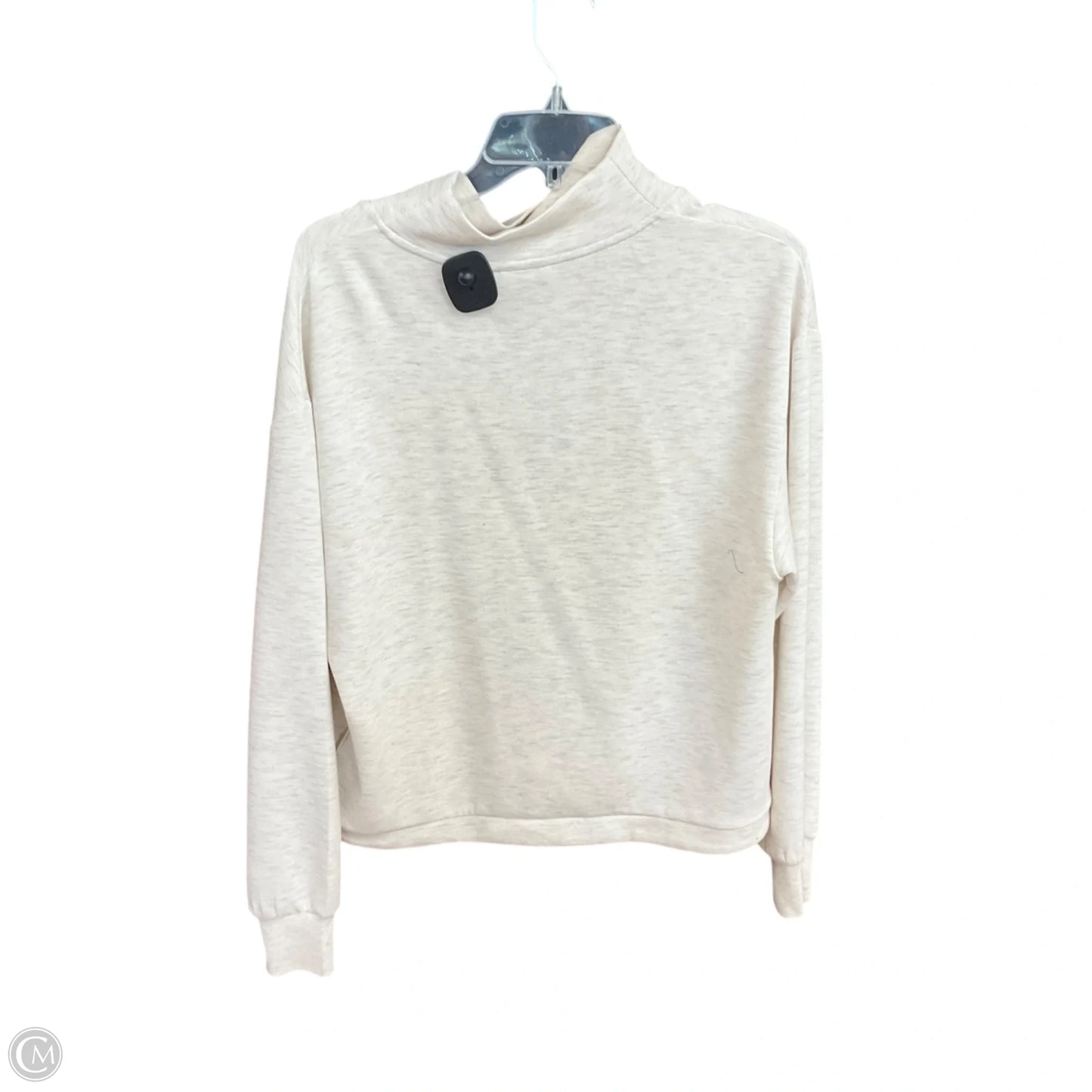 Athletic Sweatshirt Hoodie By Varley In Cream, Size: Xs