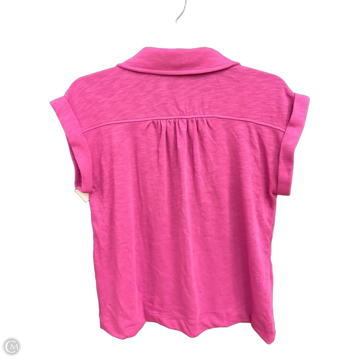 Top Short Sleeve By Loft In Pink, Size: Xs
