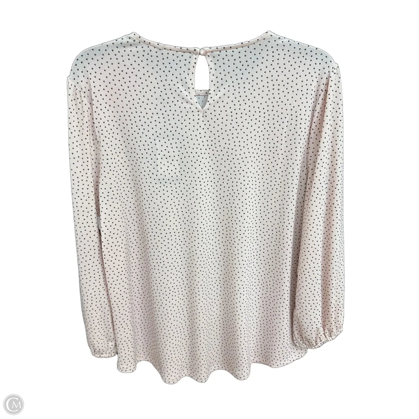 Top Long Sleeve By Adrianna Papell In Pink, Size: Lp