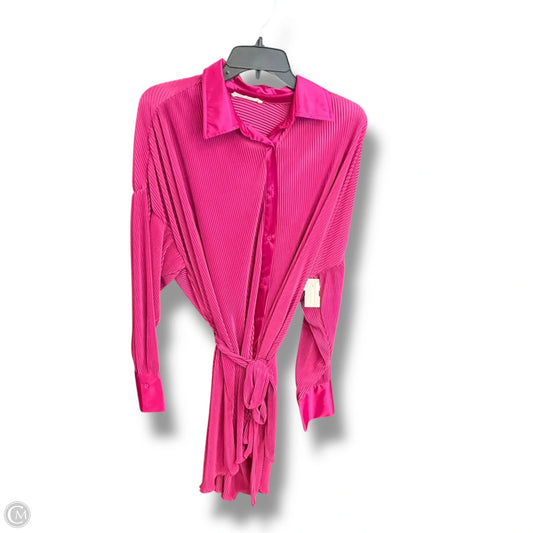 Blouse Long Sleeve By 12th Tribe In Pink, Size: M