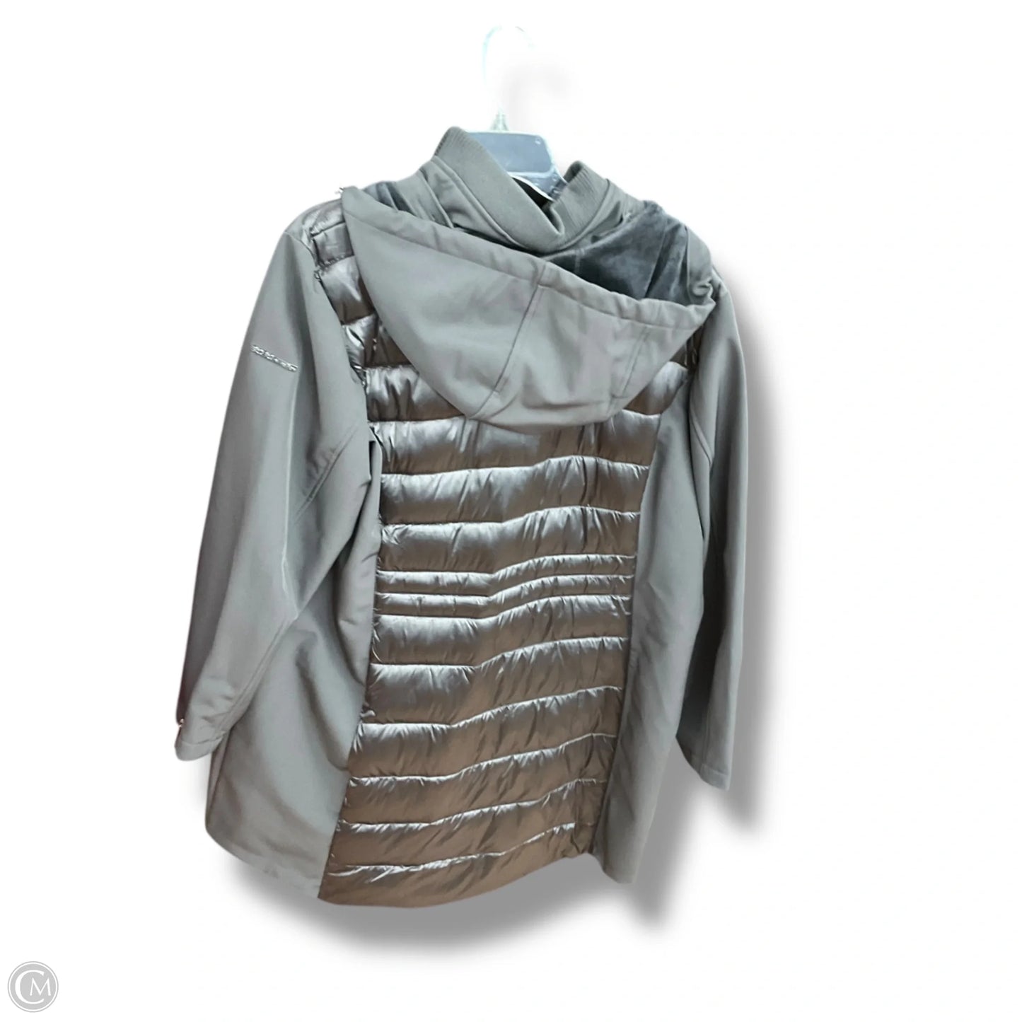 Coat Puffer & Quilted By Bcbgeneration In Grey, Size: 2x