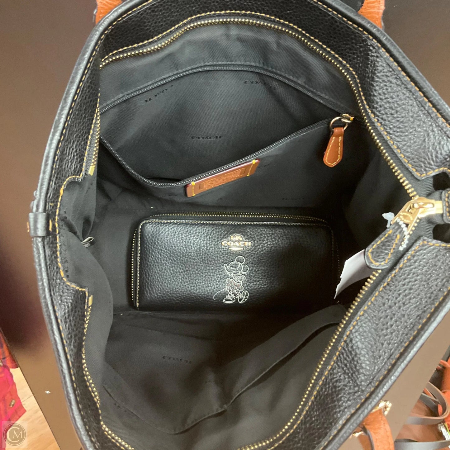 Tote Designer By Coach, Size: Medium