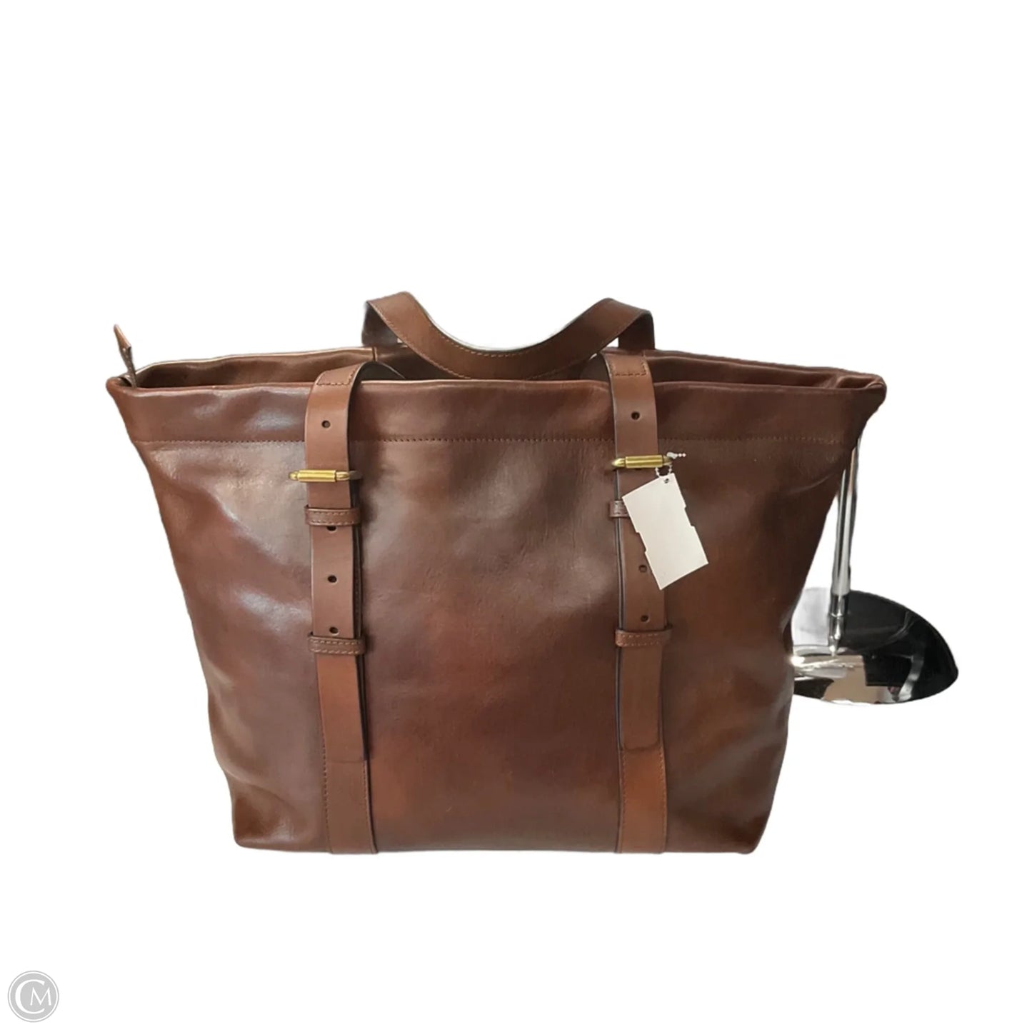 Tote Leather By Bosca, Size: Large