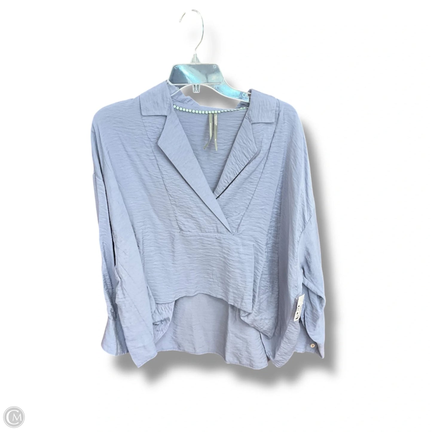 Top Long Sleeve By Anthropologie In Blue, Size: Xs
