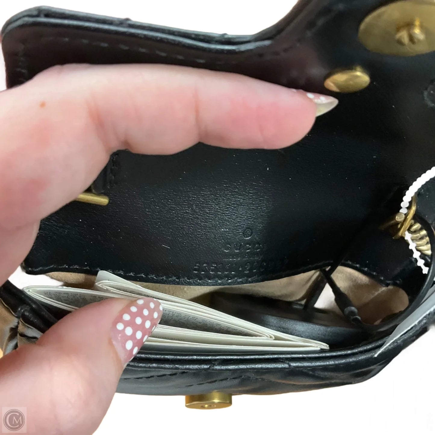 Wristlet Luxury Designer By Gucci, Size: Small