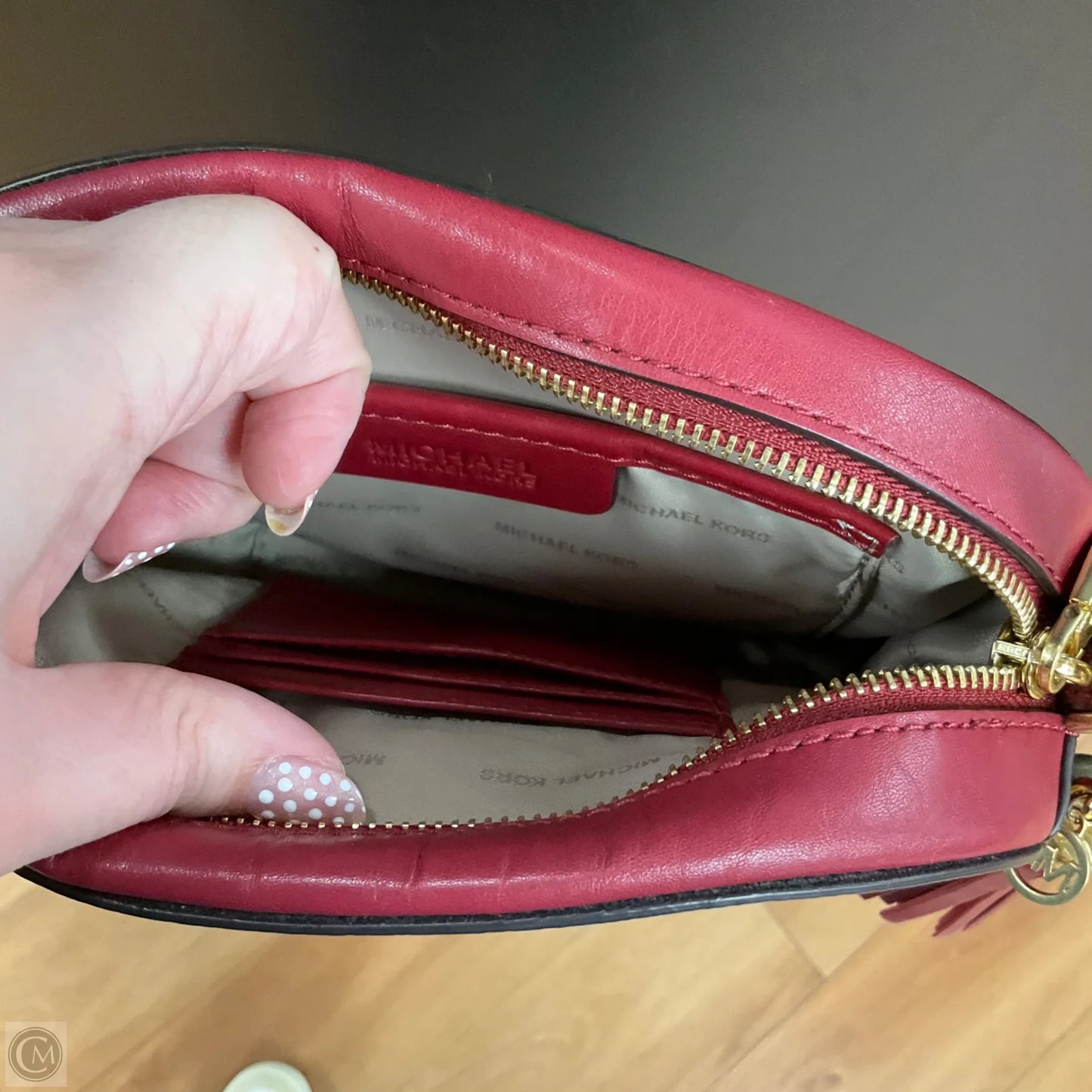 Crossbody Designer By Michael Kors, Size: Small