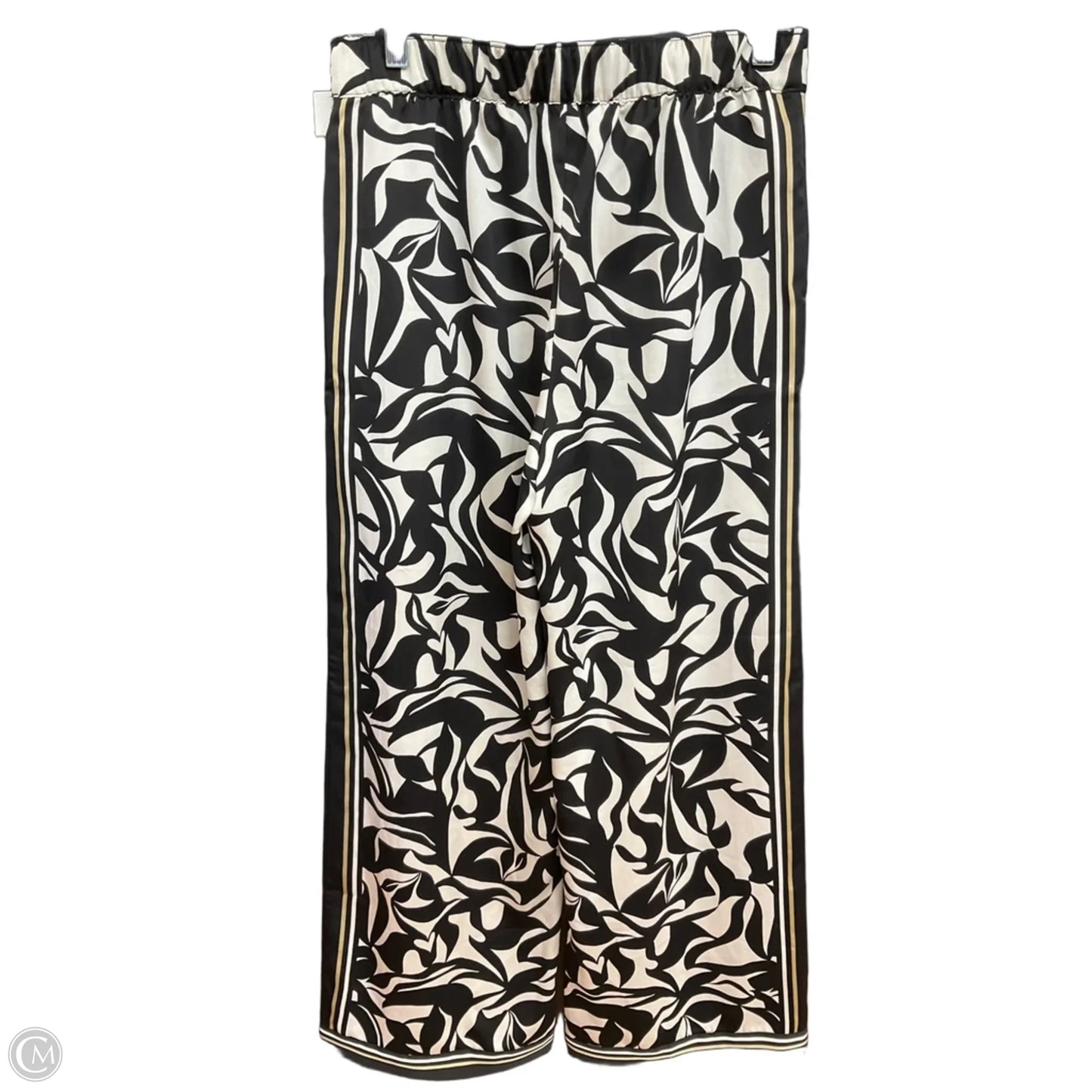 Pants Wide Leg By Loft In Black & White, Size: 6