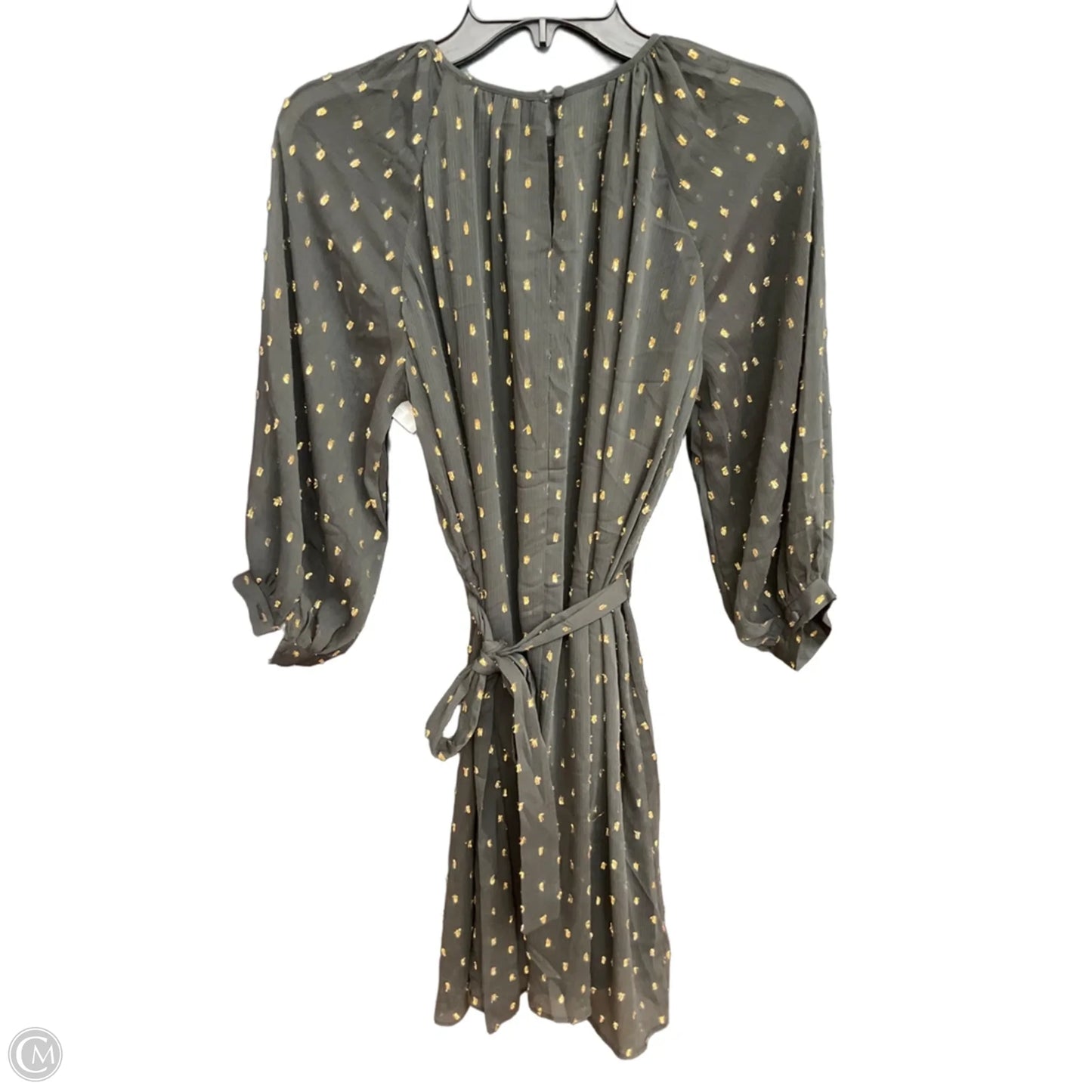 Dress Party Short By Ann Taylor In Black & Gold, Size: Mp