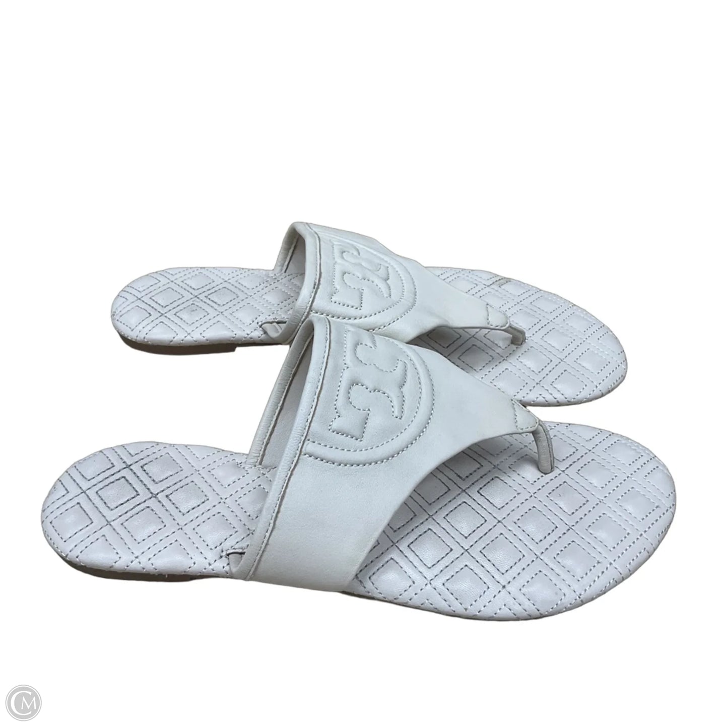 Sandals Designer By Tory Burch In Beige, Size: 9