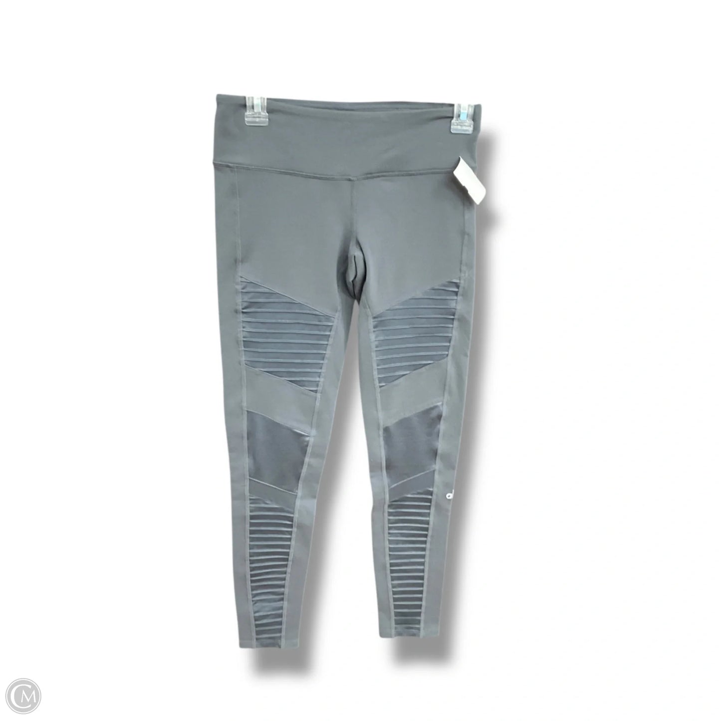 Athletic Leggings By Alo In Grey, Size: S