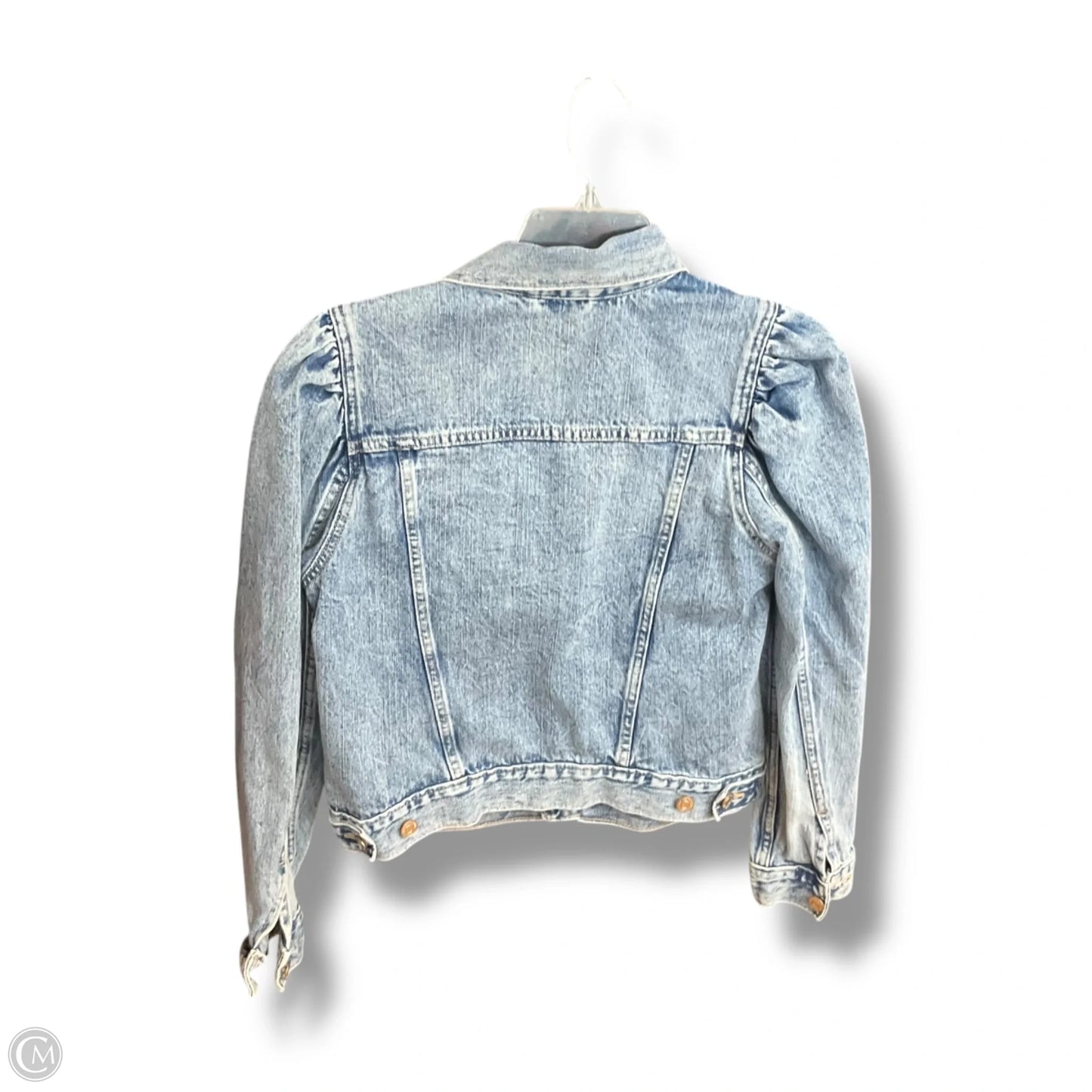 Jacket Denim By Gap In Blue, Size: M