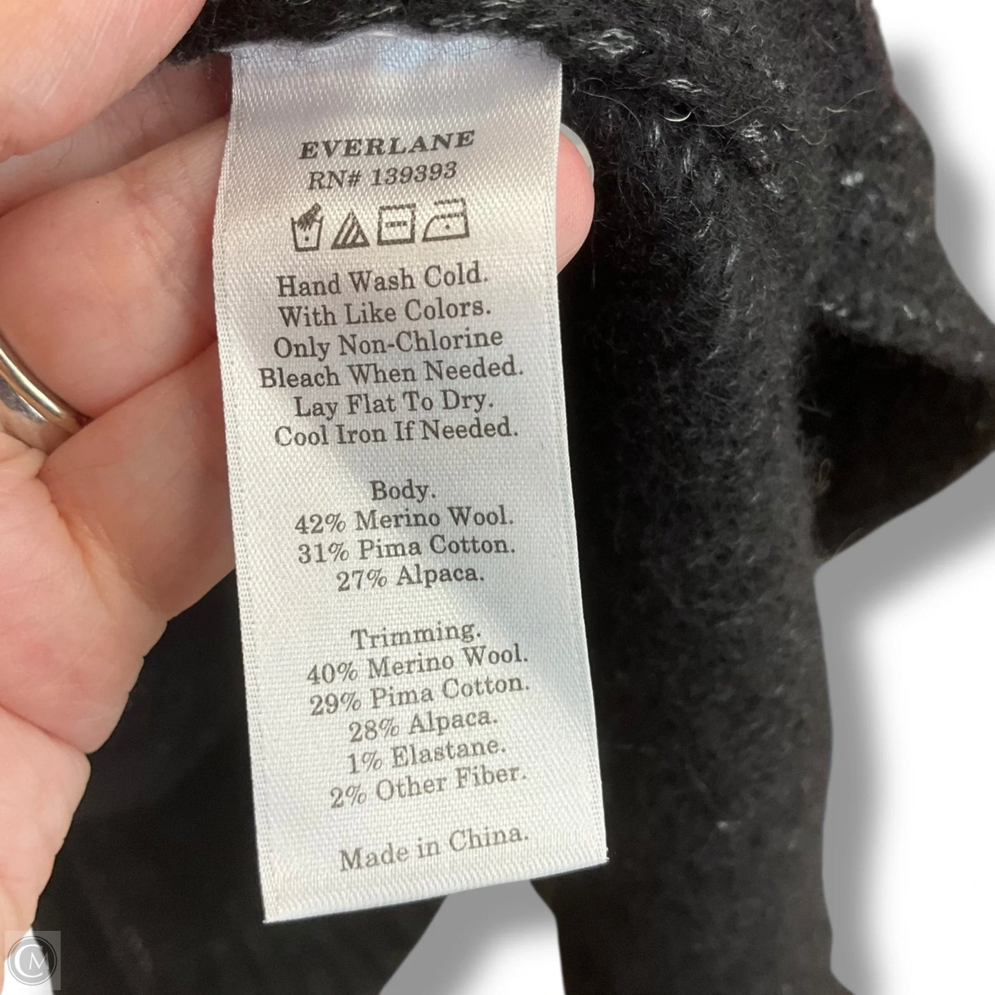 Sweater By Everlane In Black, Size: L