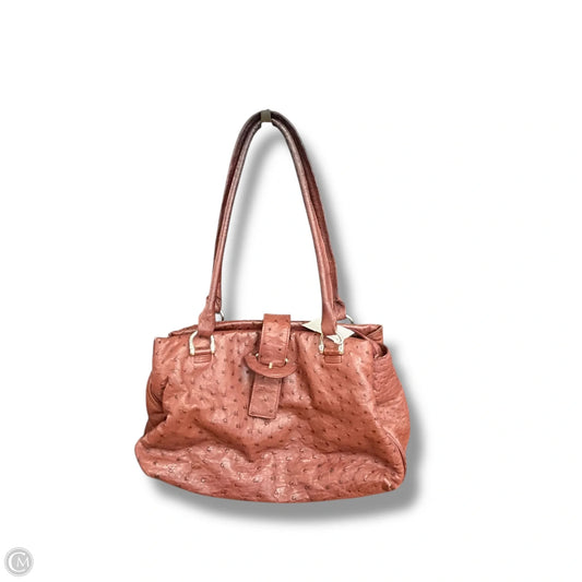 Handbag Leather By Suarez, Size: Medium