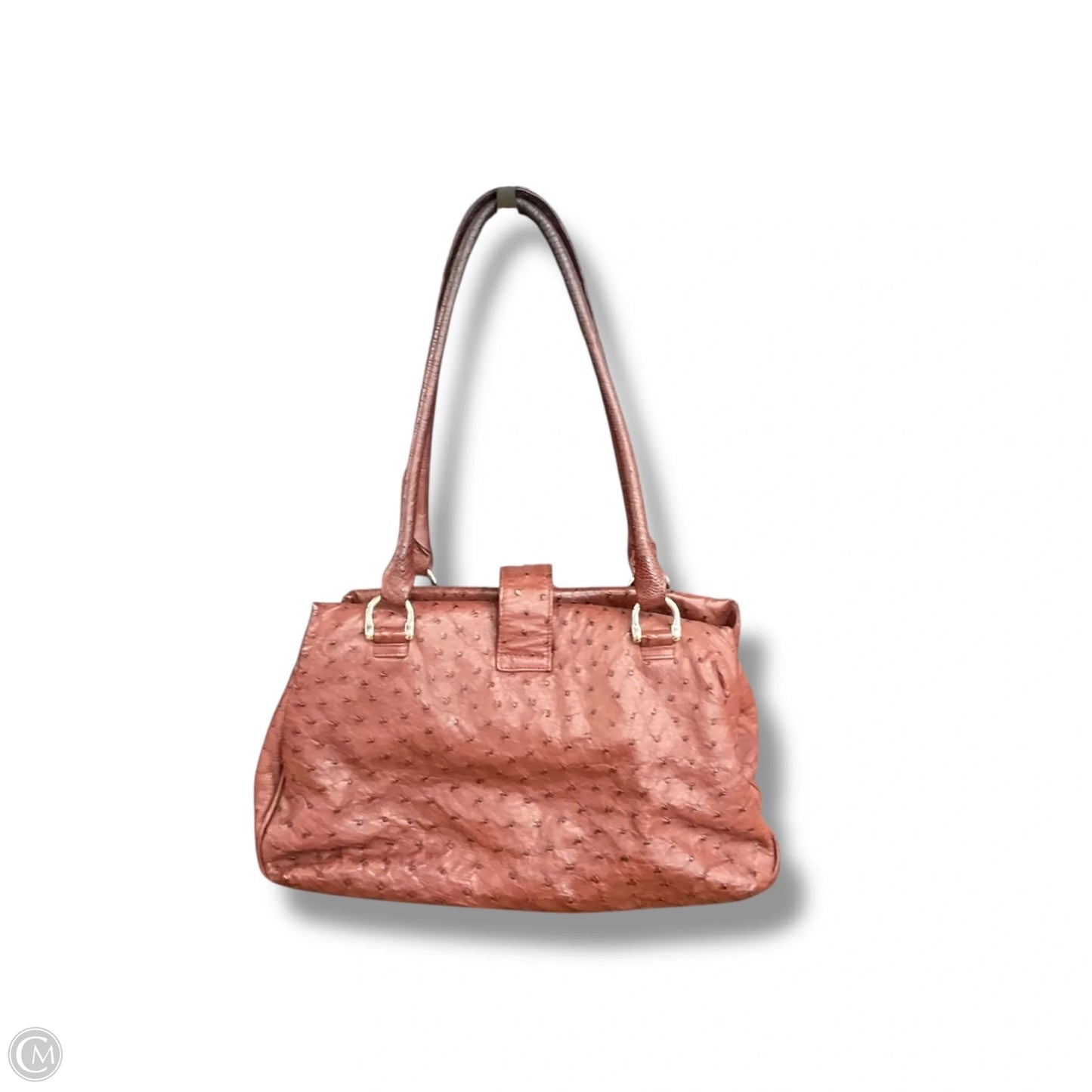 Handbag Leather By Suarez, Size: Medium