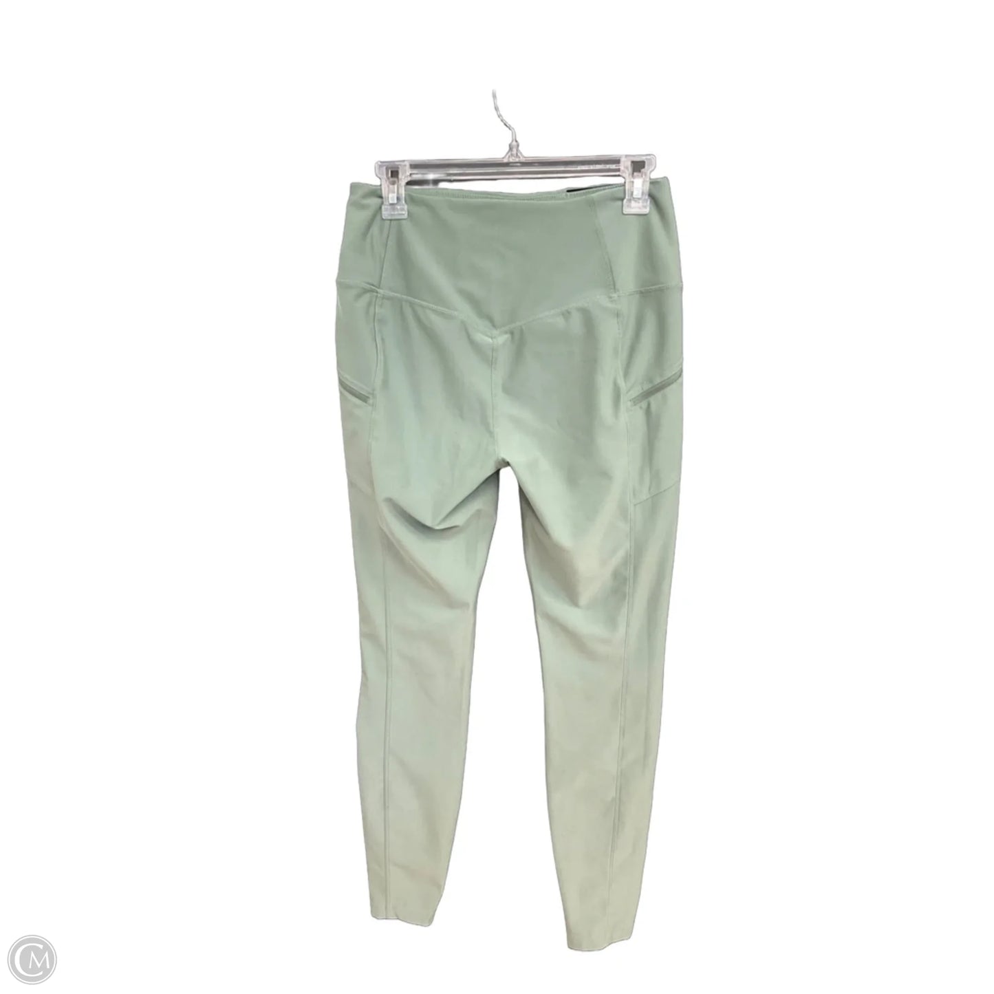 Athletic Leggings By Eddie Bauer In Green, Size: M