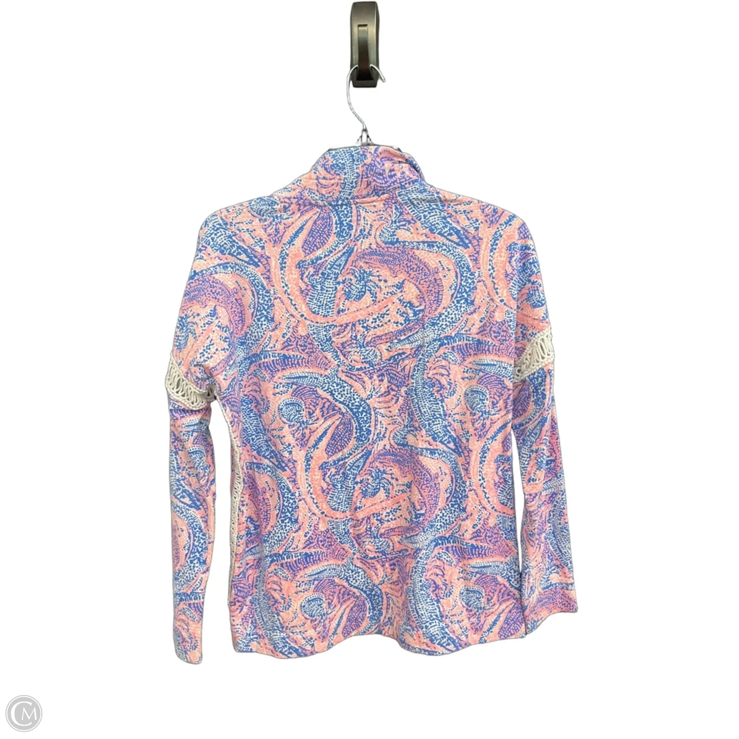 Jacket Designer By Lilly Pulitzer In Blue & Pink, Size: Xs