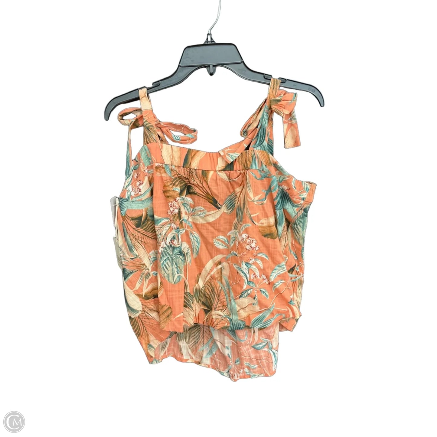 Top Sleeveless By Ana In Peach, Size: Xl