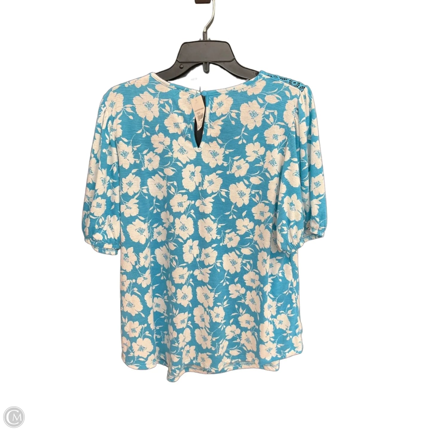 Top Short Sleeve By Cato In Blue, Size: Xl