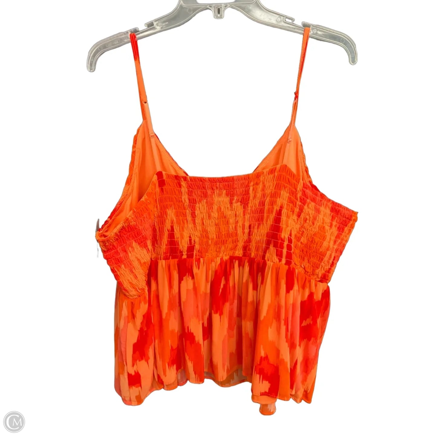 Top Sleeveless By Old Navy In Orange, Size: Xxl