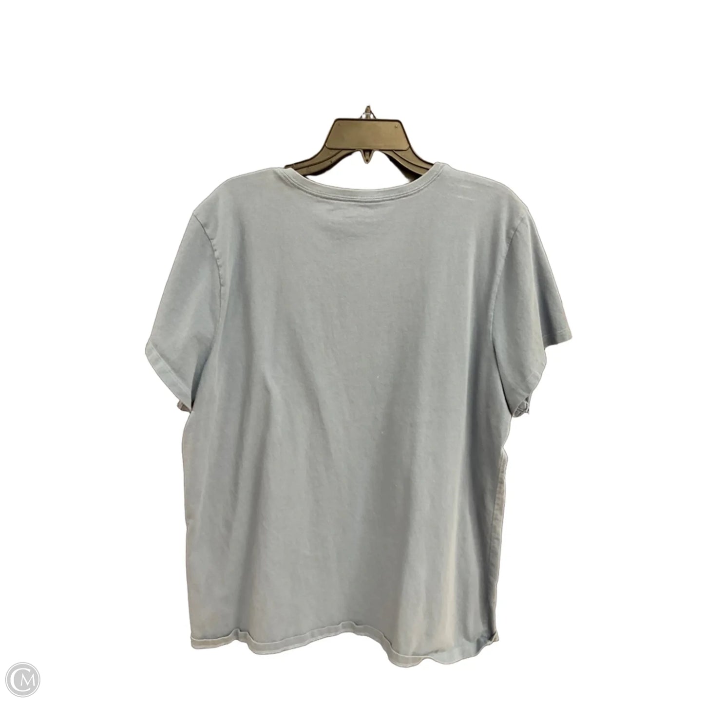 Top Short Sleeve By Life Is Good In Blue, Size: Xxl
