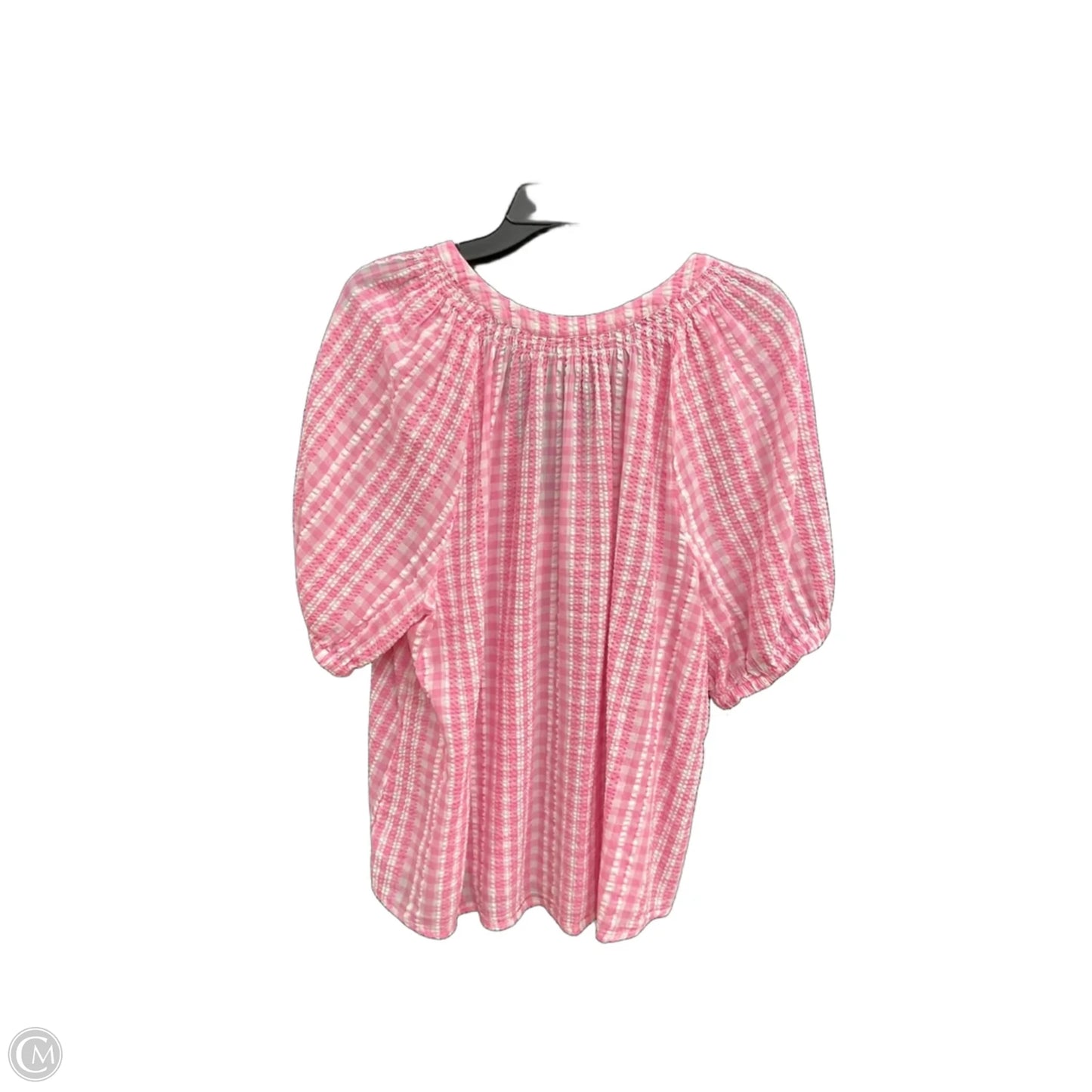 Top Short Sleeve By Crown And Ivy In Pink, Size: 2x