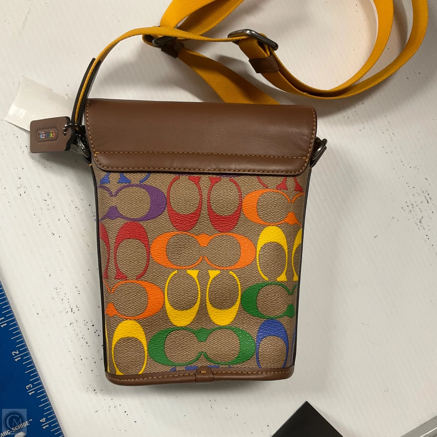 Crossbody Designer By Coach, Size: Small