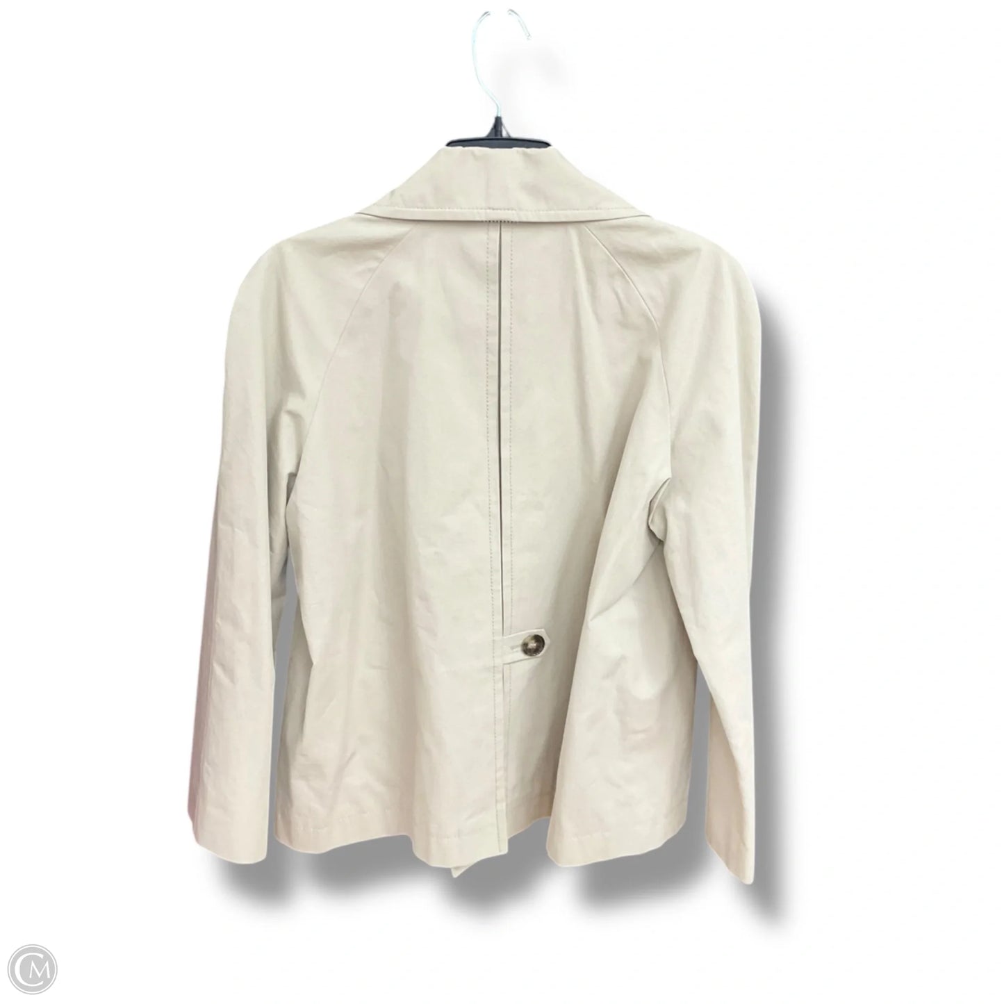 Jacket Designer By Facconnable In Tan, Size: 10