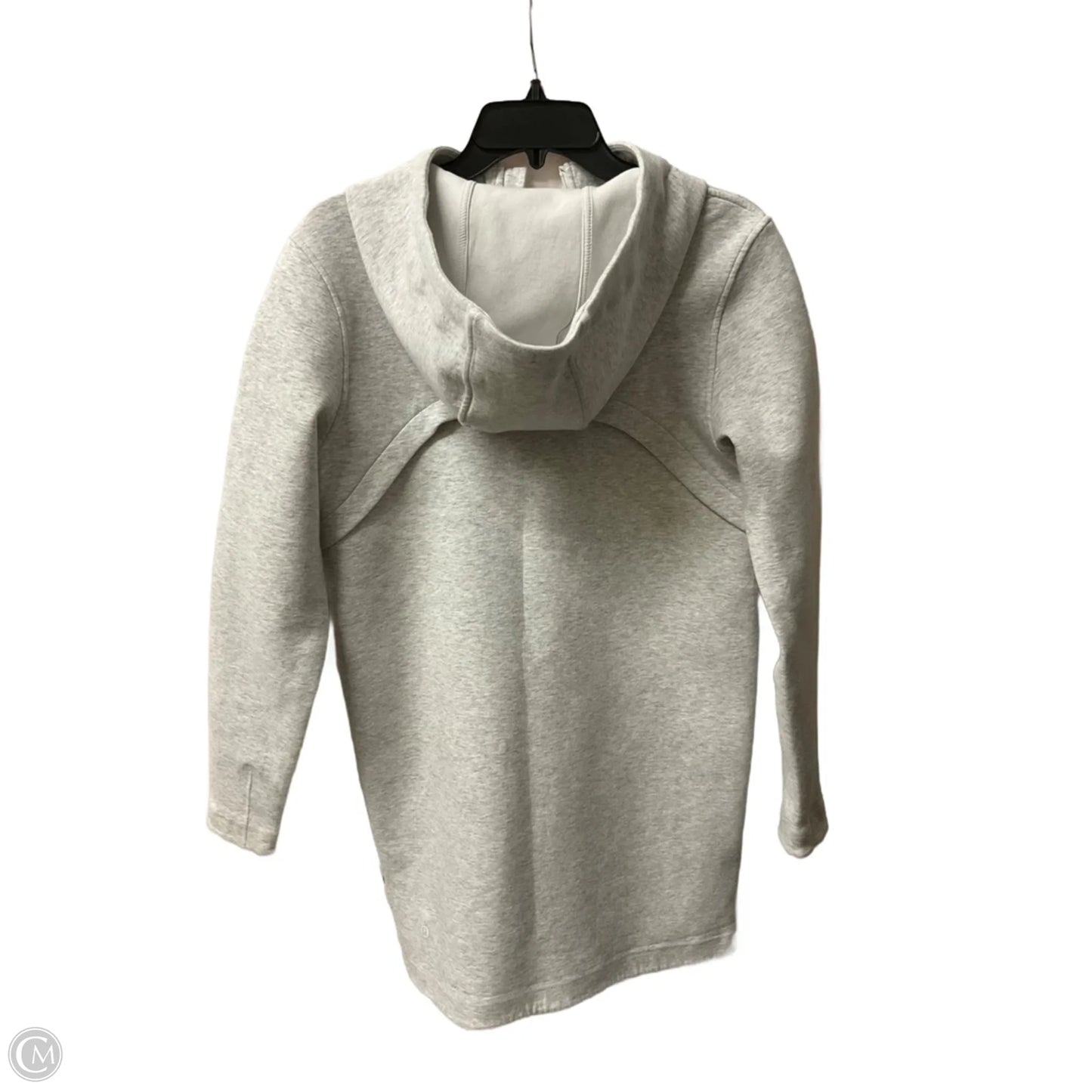 Athletic Jacket By Lululemon In Grey, Size: S