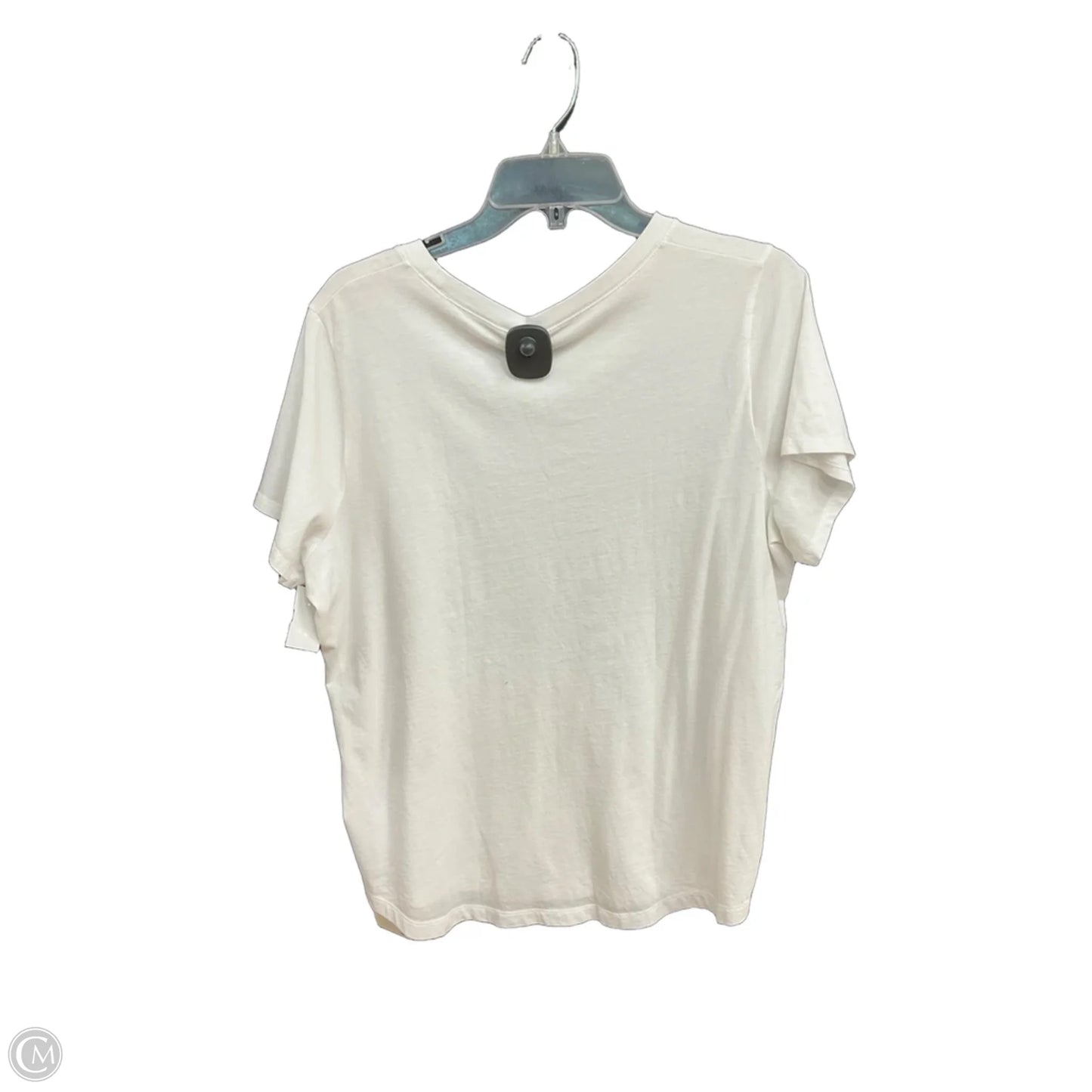 Top Short Sleeve By Madewell In White, Size: Xxl