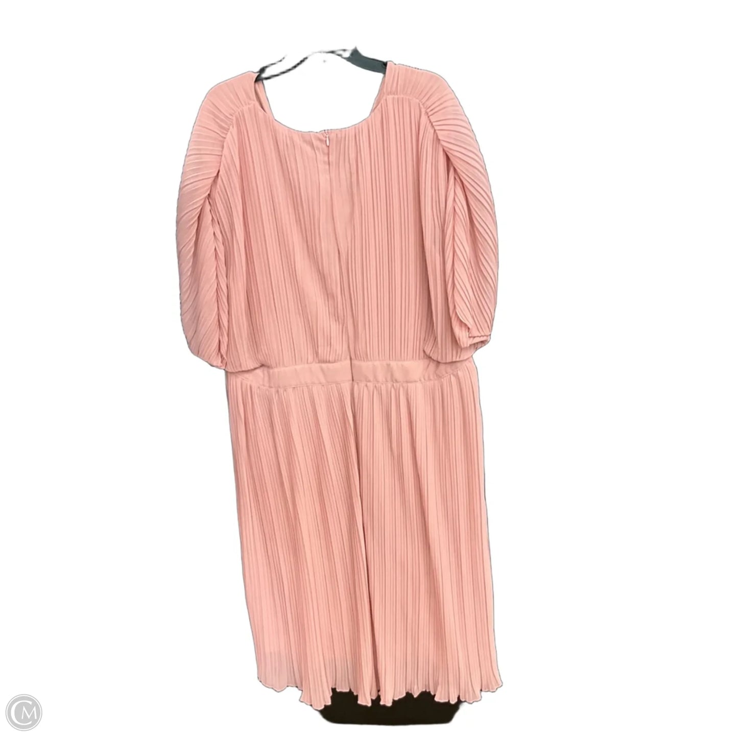 Dress Casual Midi By Boohoo Boutique In Pink, Size: 3x