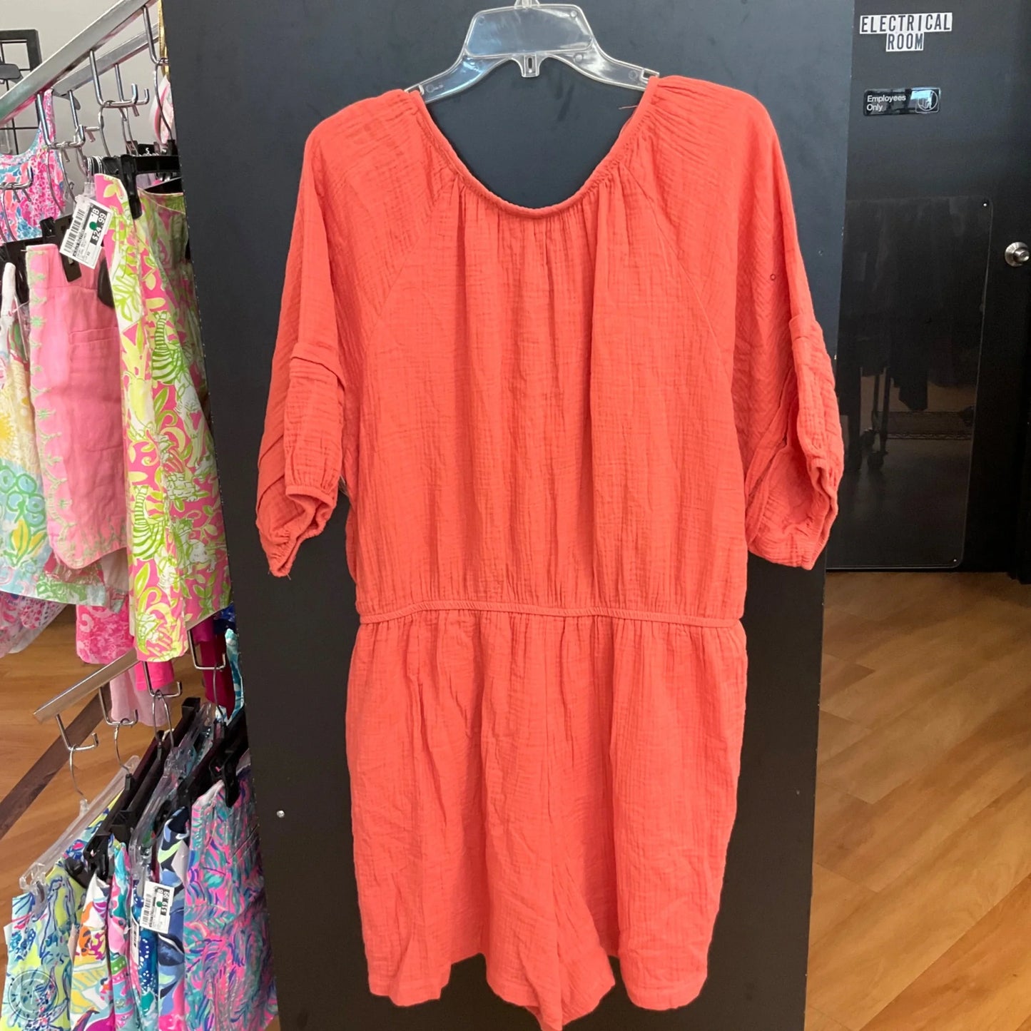 Romper By Knox Rose In Coral, Size: Xxl