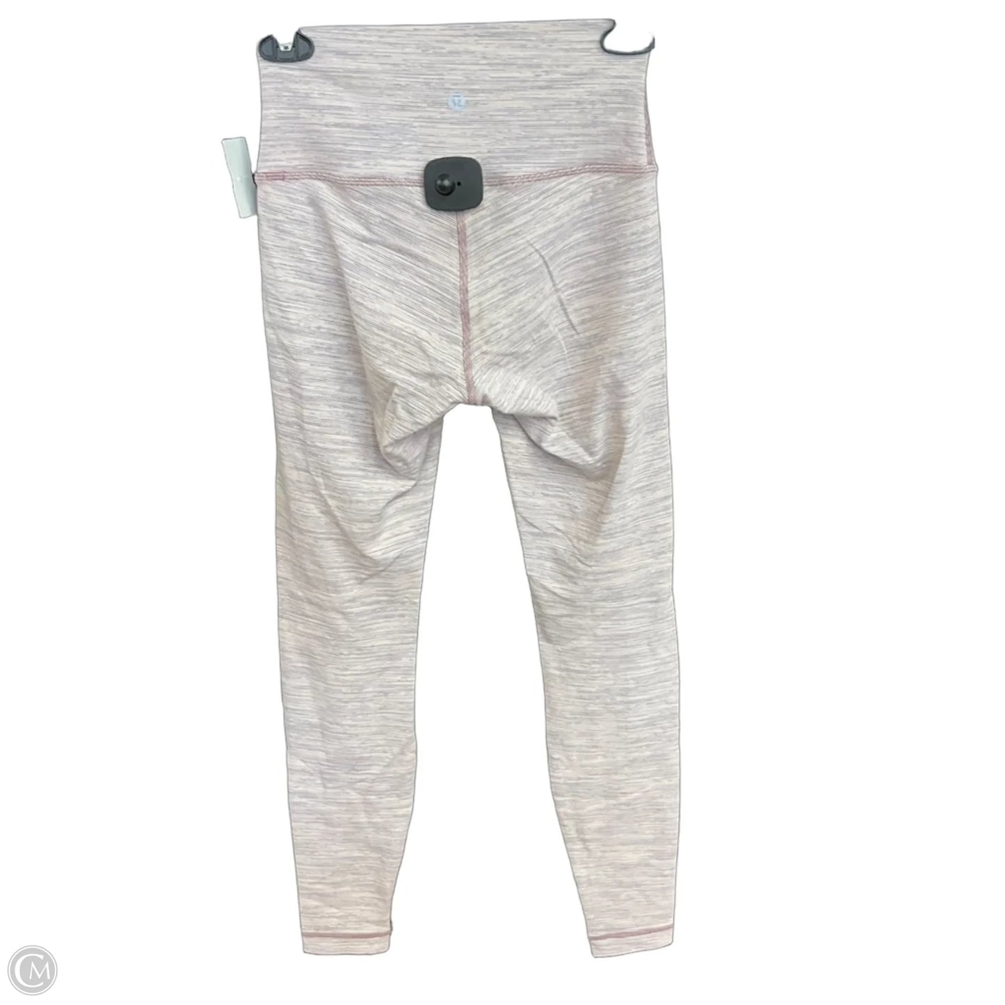 Athletic Leggings By Lululemon In Striped Pattern, Size: S