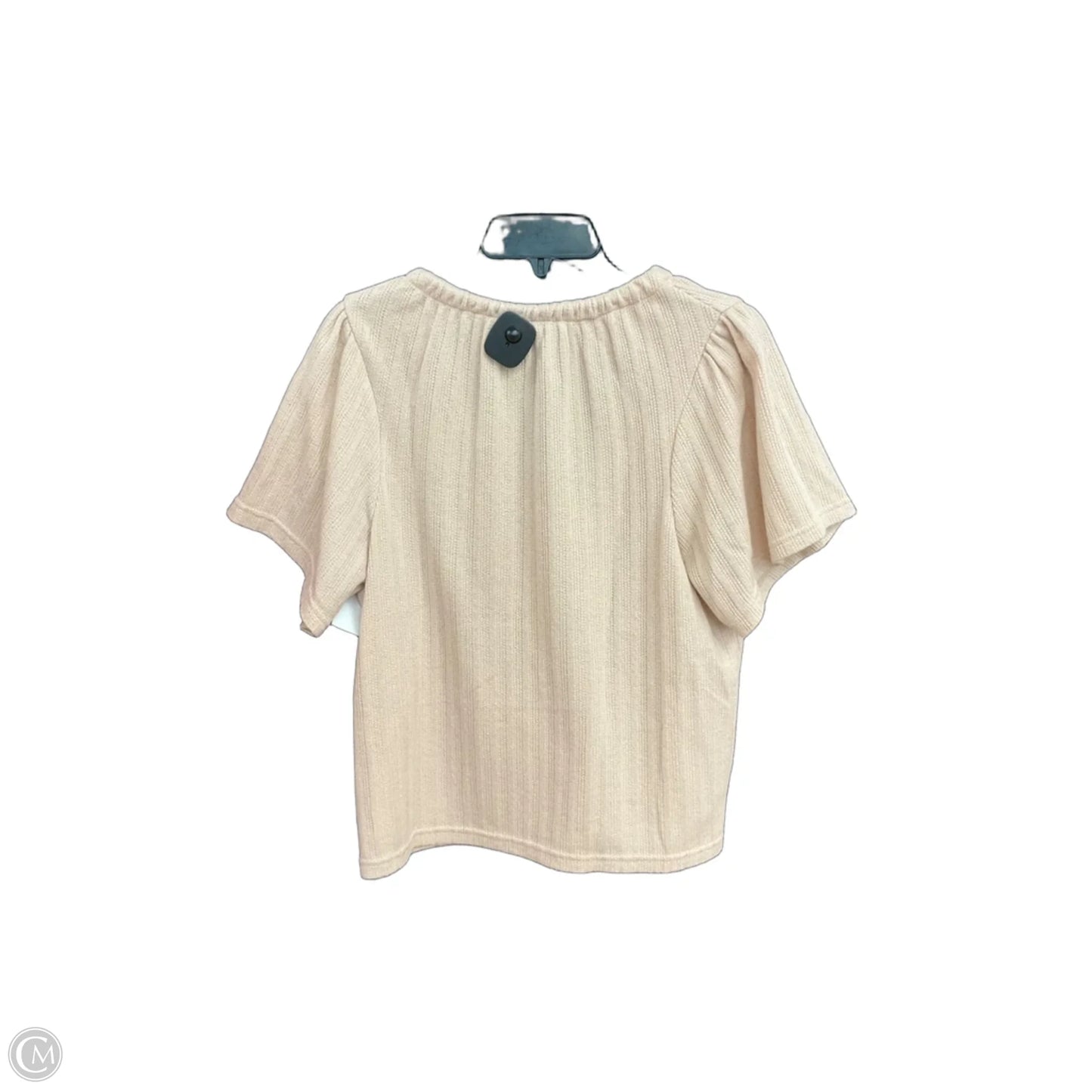 Top Short Sleeve By Madewell In Pink, Size: M
