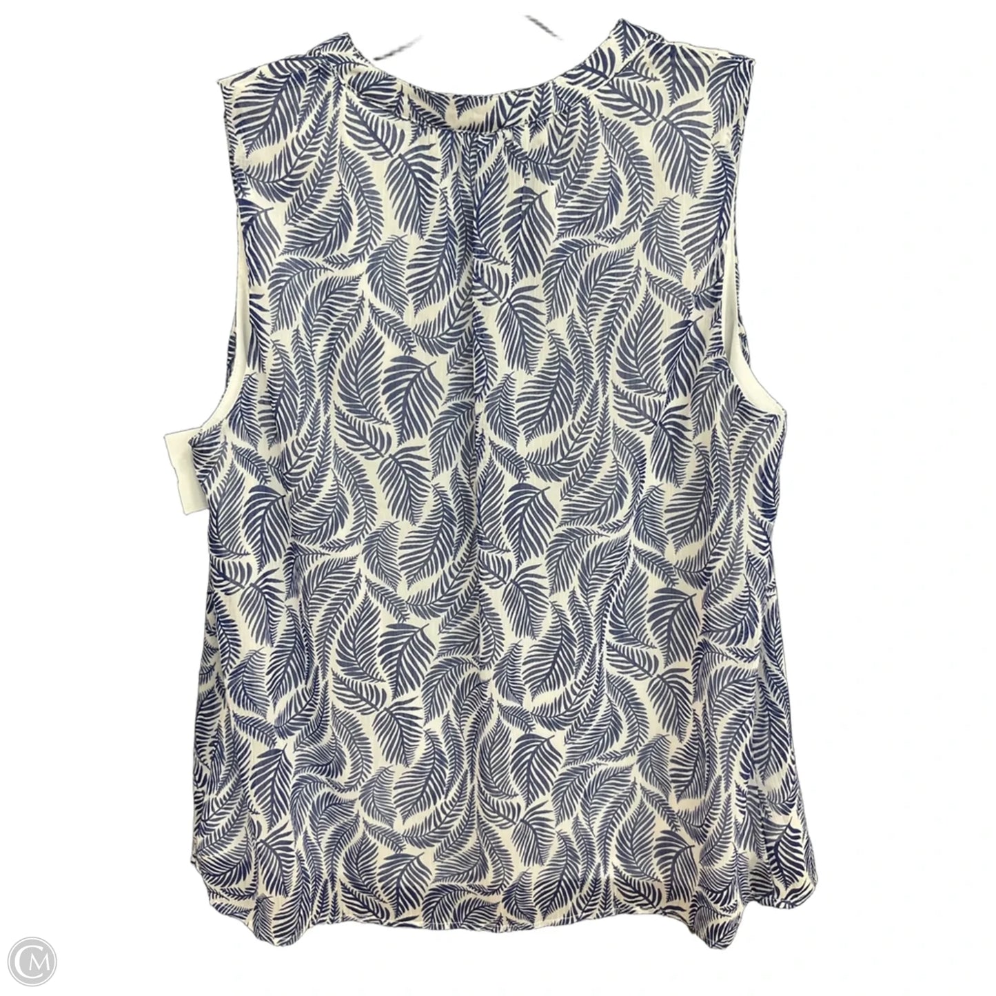 Top Sleeveless By Papermoon In Blue, Size: Xl