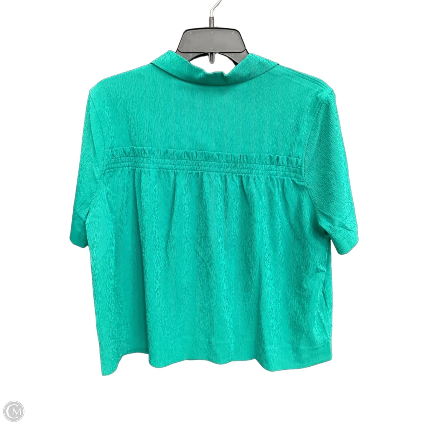 Top Short Sleeve By Athleta In Green, Size: M