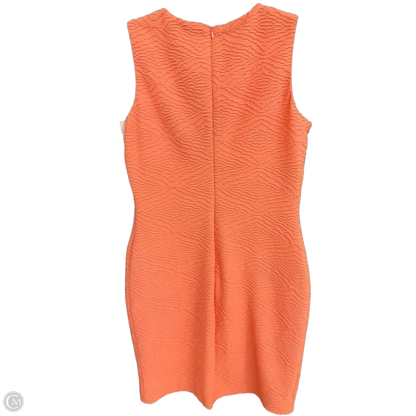 Dress Casual Midi By Dana Buchman In Coral, Size: L