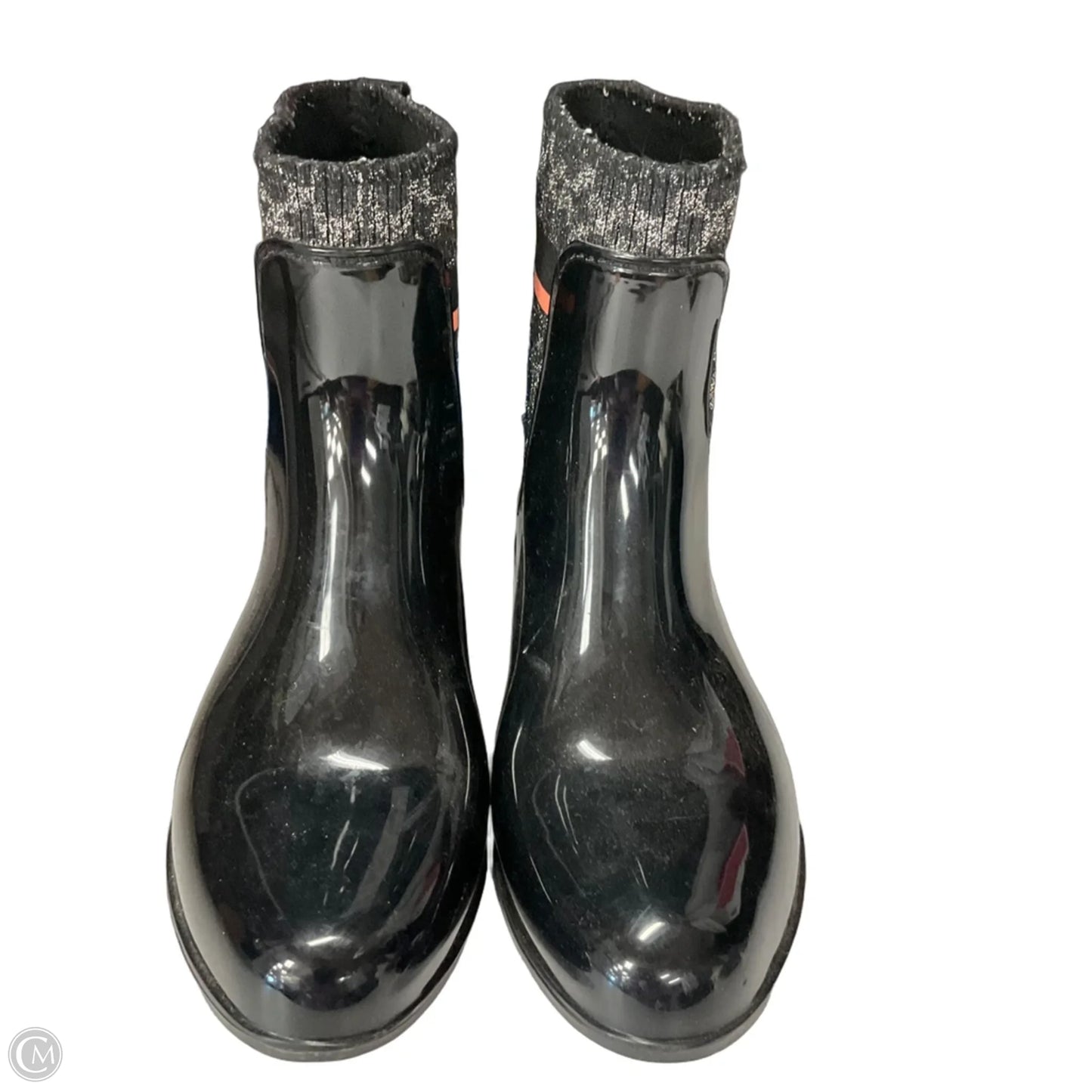 Boots Designer By Coach In Black, Size: 8