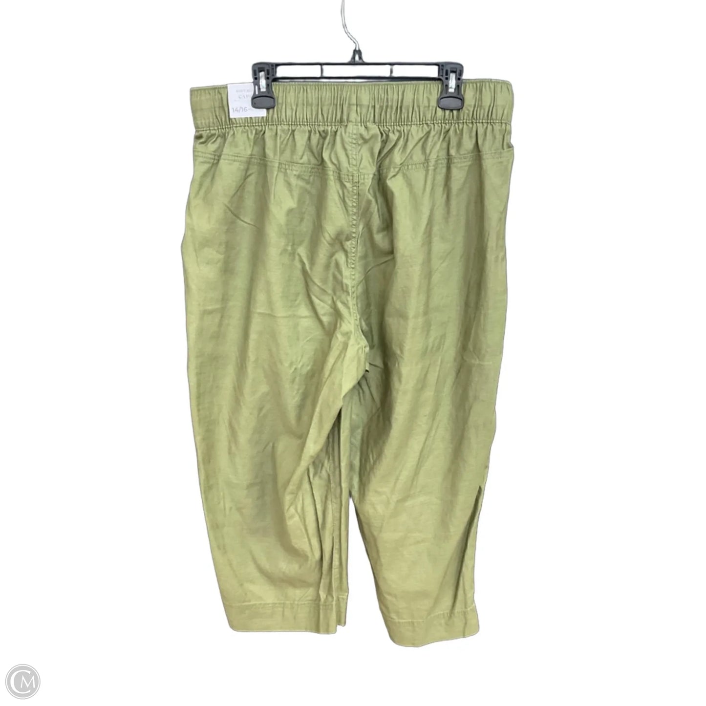 Capris By Lane Bryant In Green, Size: 14