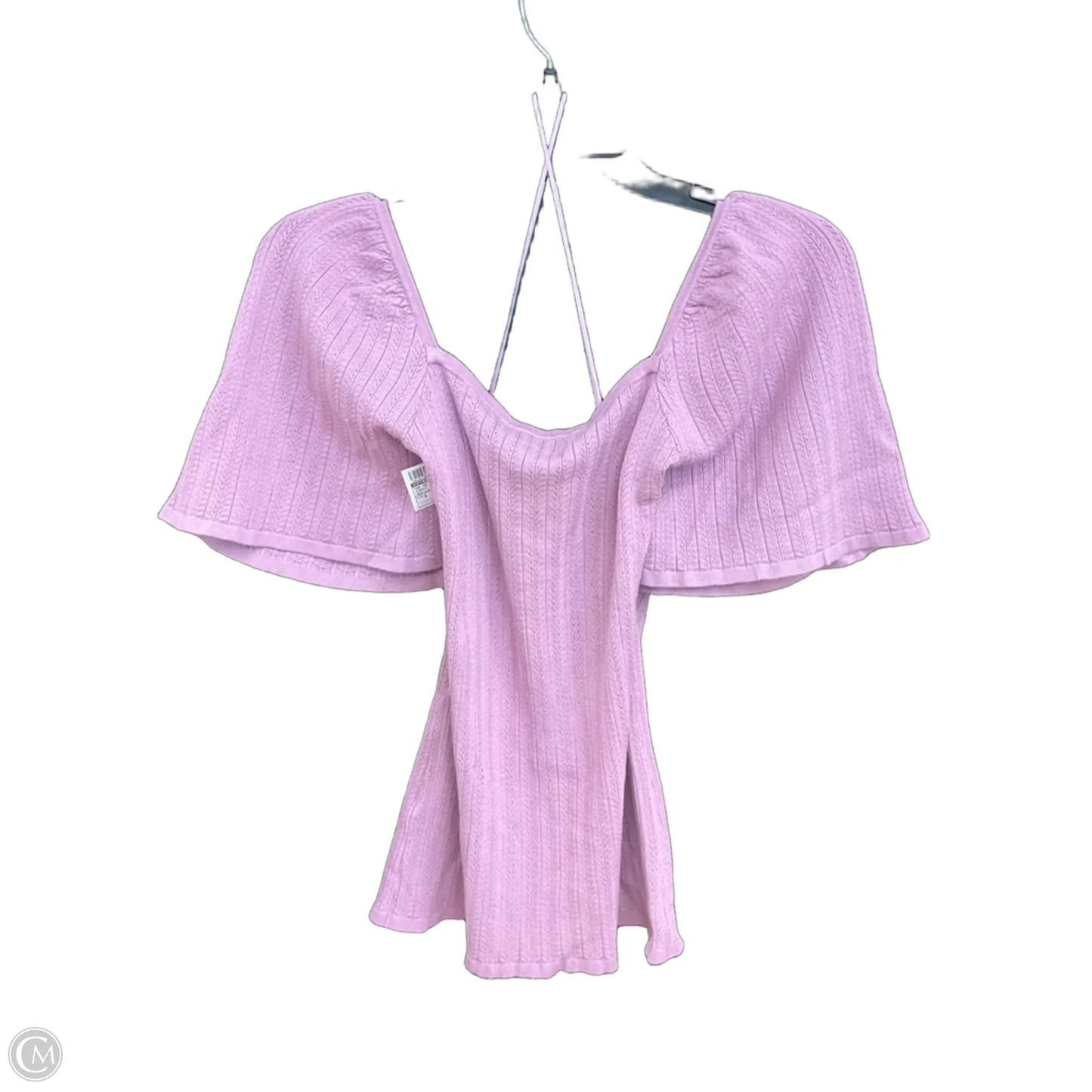 Top Short Sleeve By Catherine Malandrino In Purple, Size: S
