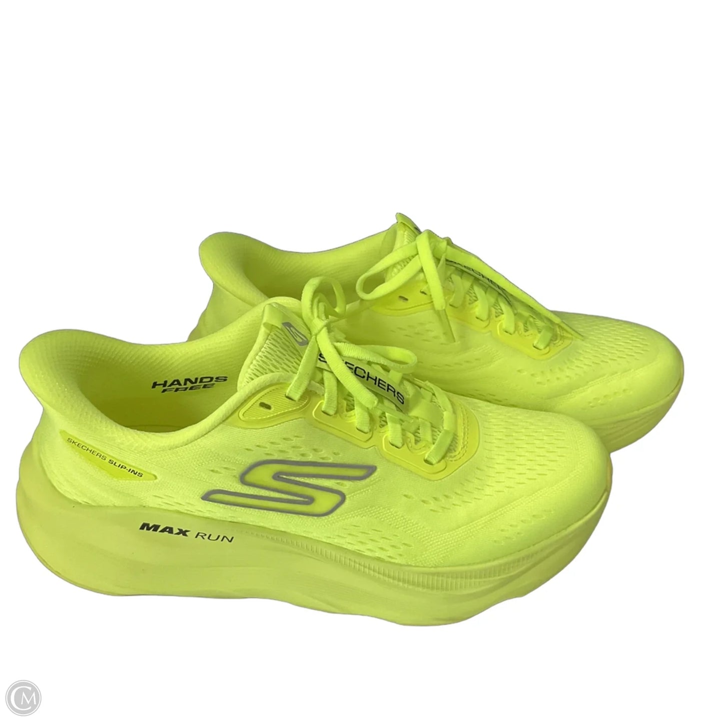Shoes Athletic By Skechers In Yellow, Size: 8.5