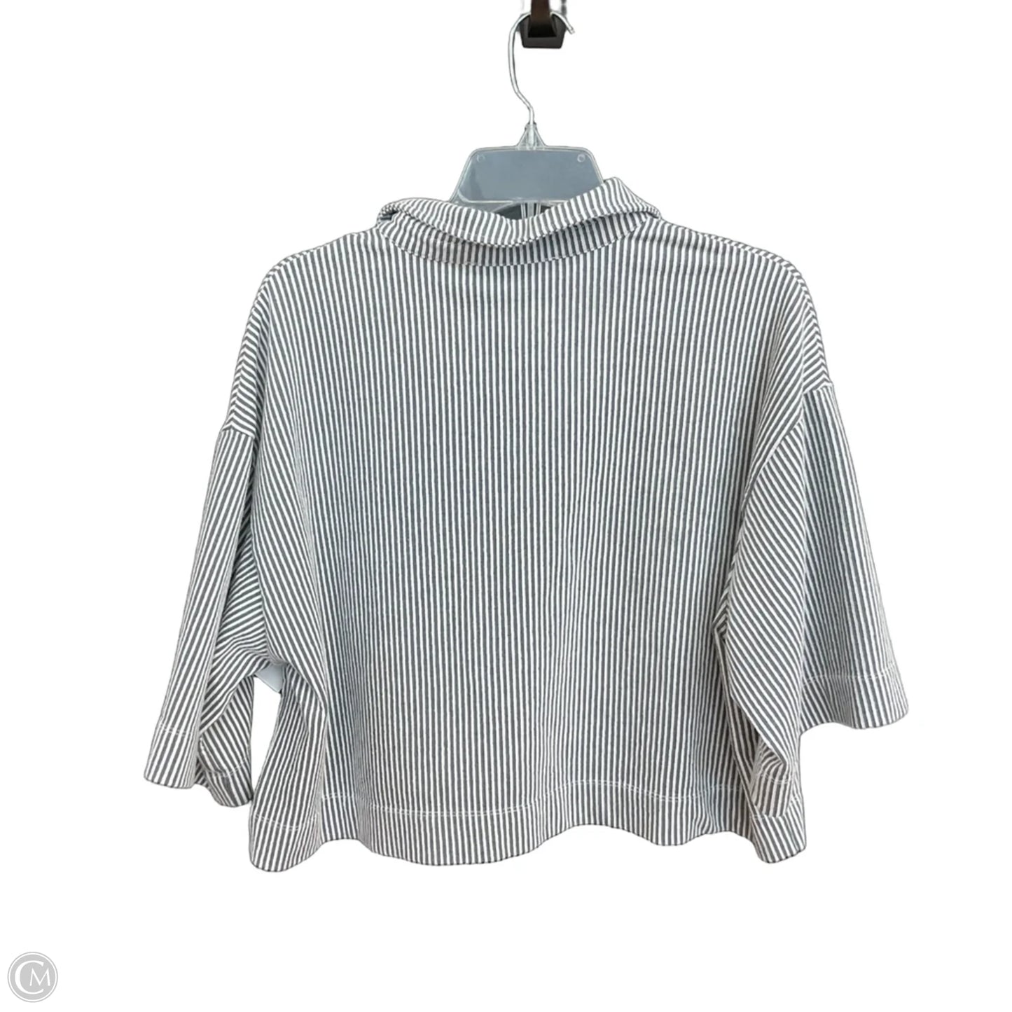 Top Short Sleeve By Marc New York In Striped Pattern, Size: Xl