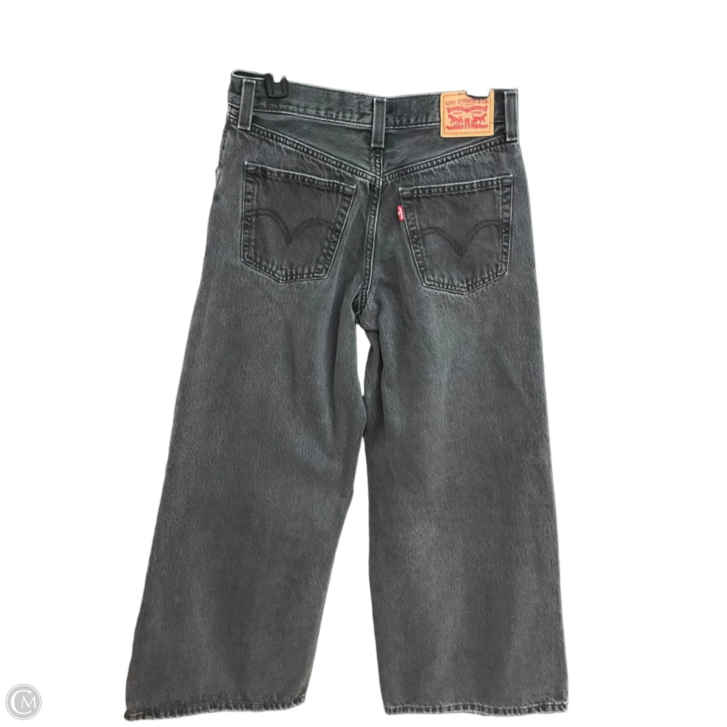 Jeans Wide Leg By Levis In Black, Size: 6