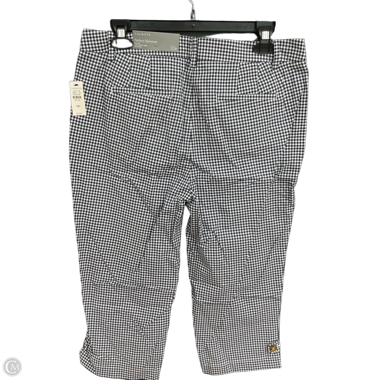 Capris By Talbots In Checkered Pattern, Size: 10p