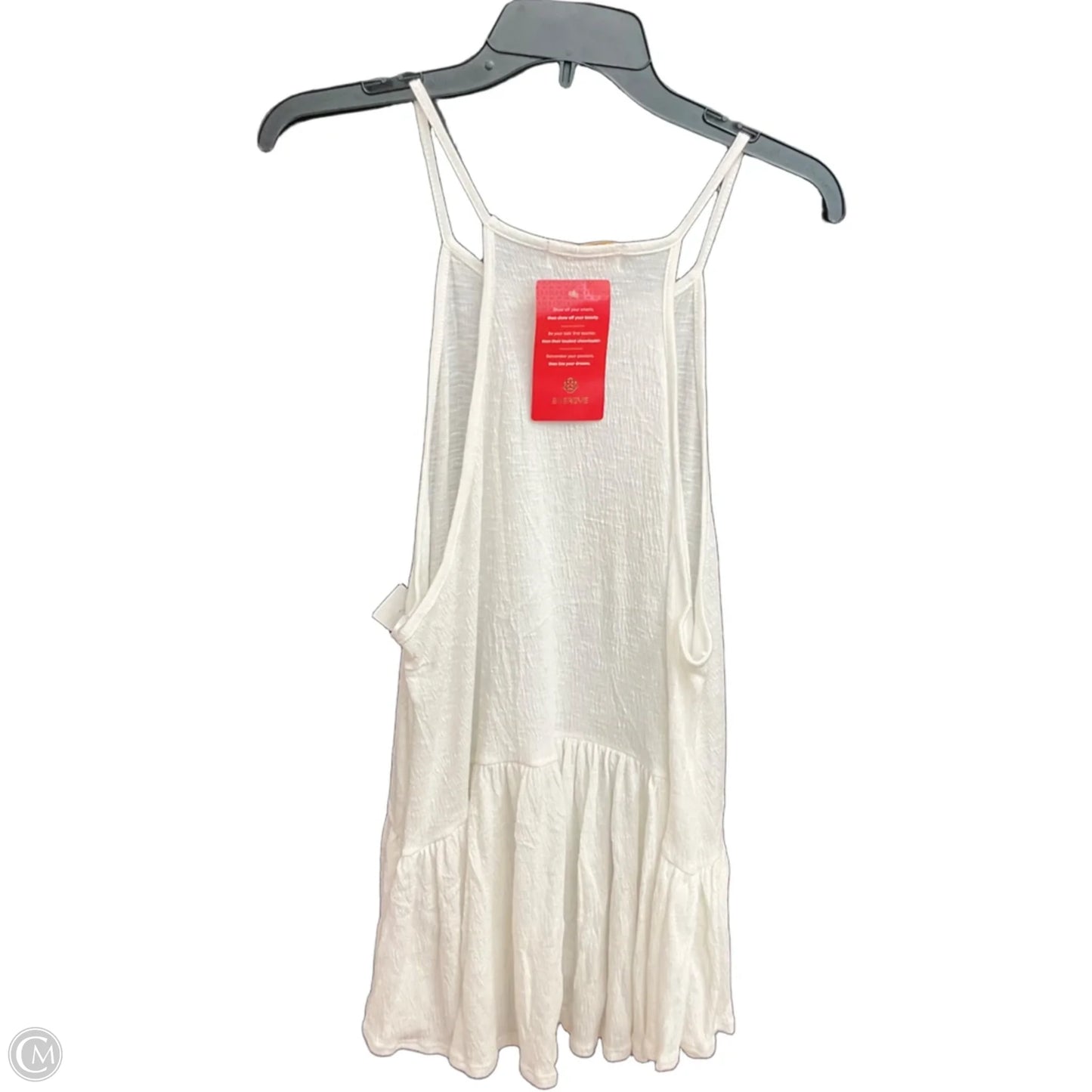 Top Sleeveless By Braeve In White, Size: Xl